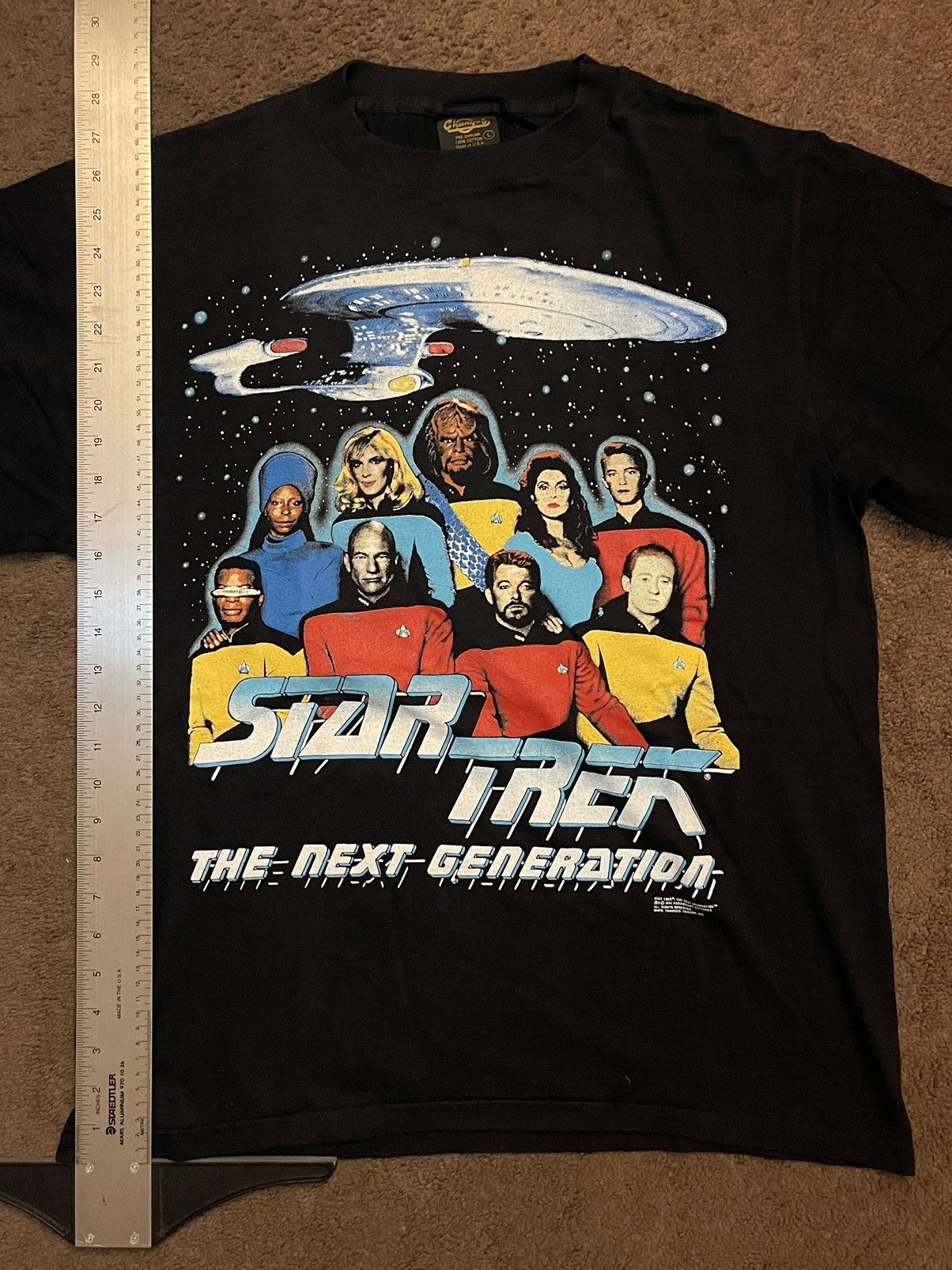 Vintage Vintage STAR TREK: THE NEXT GENERATION 1991 Sz L Size US L / EU 52-54 / 3 - 1 Thumbnail