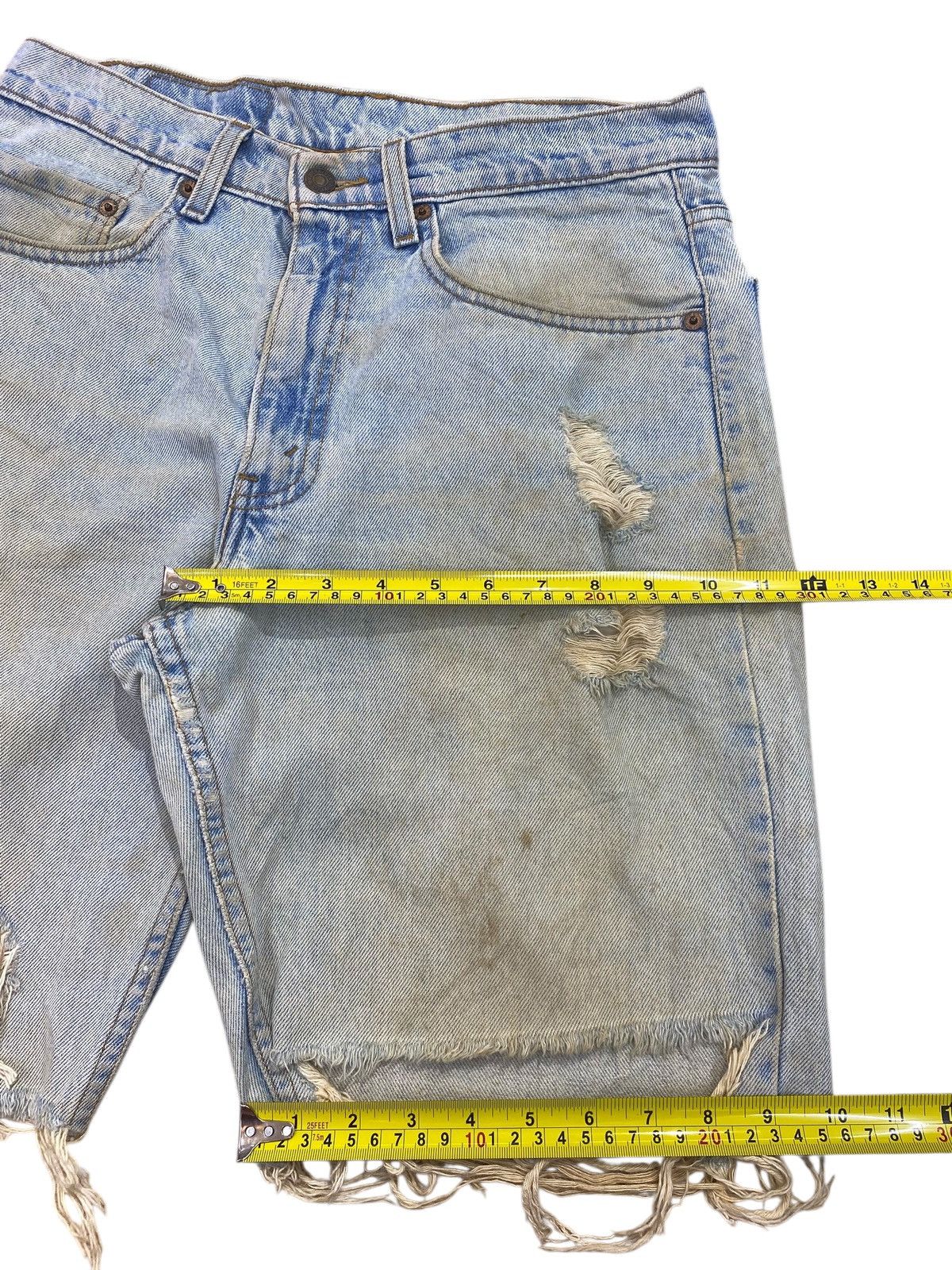 Levi's Levi’s Vintage Mud Wash Distressed Style Cut Off Jeans Size US 30 / EU 46 - 8 Thumbnail