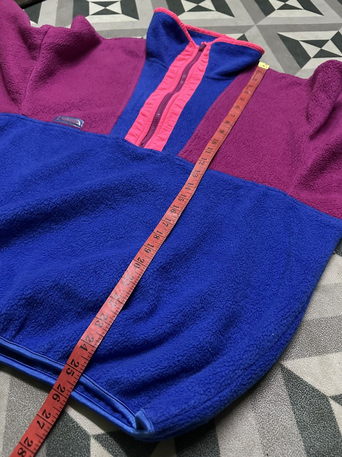 Columbia Columbia half zipper fleece two colour sweatshirt Size US L / EU 52-54 / 3 - 13 Thumbnail