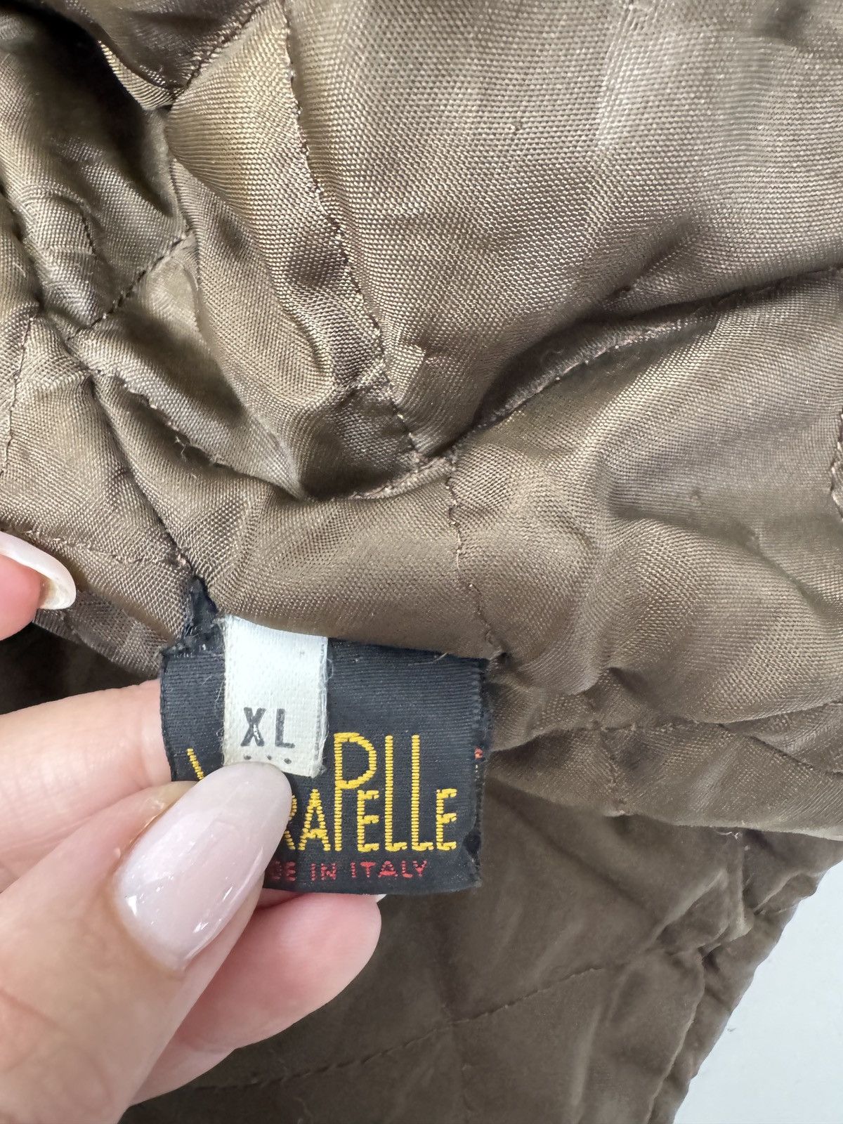 Vera Pelle Vintage Leder Jacke Herren Size US XL / EU 56 / 4 - 10 Thumbnail