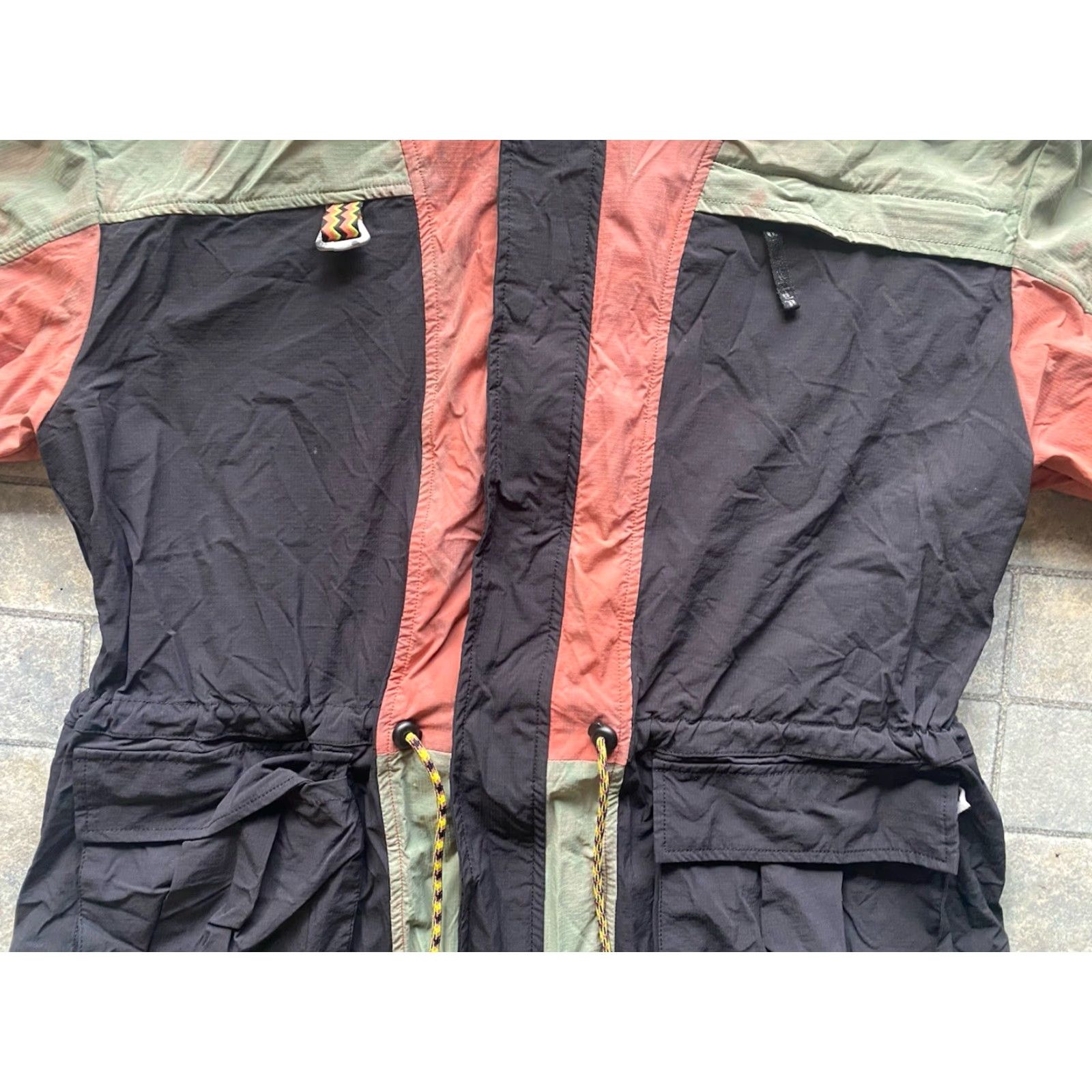 Fabletics Fabletics WOMENS Jacket Cargo Windbreaker Multicolor Nylon Long Sleeve Zip Snap Hidden Hood Waist Cinch M Womens Size M / US 6-8 / IT 42-44 - 4 Thumbnail