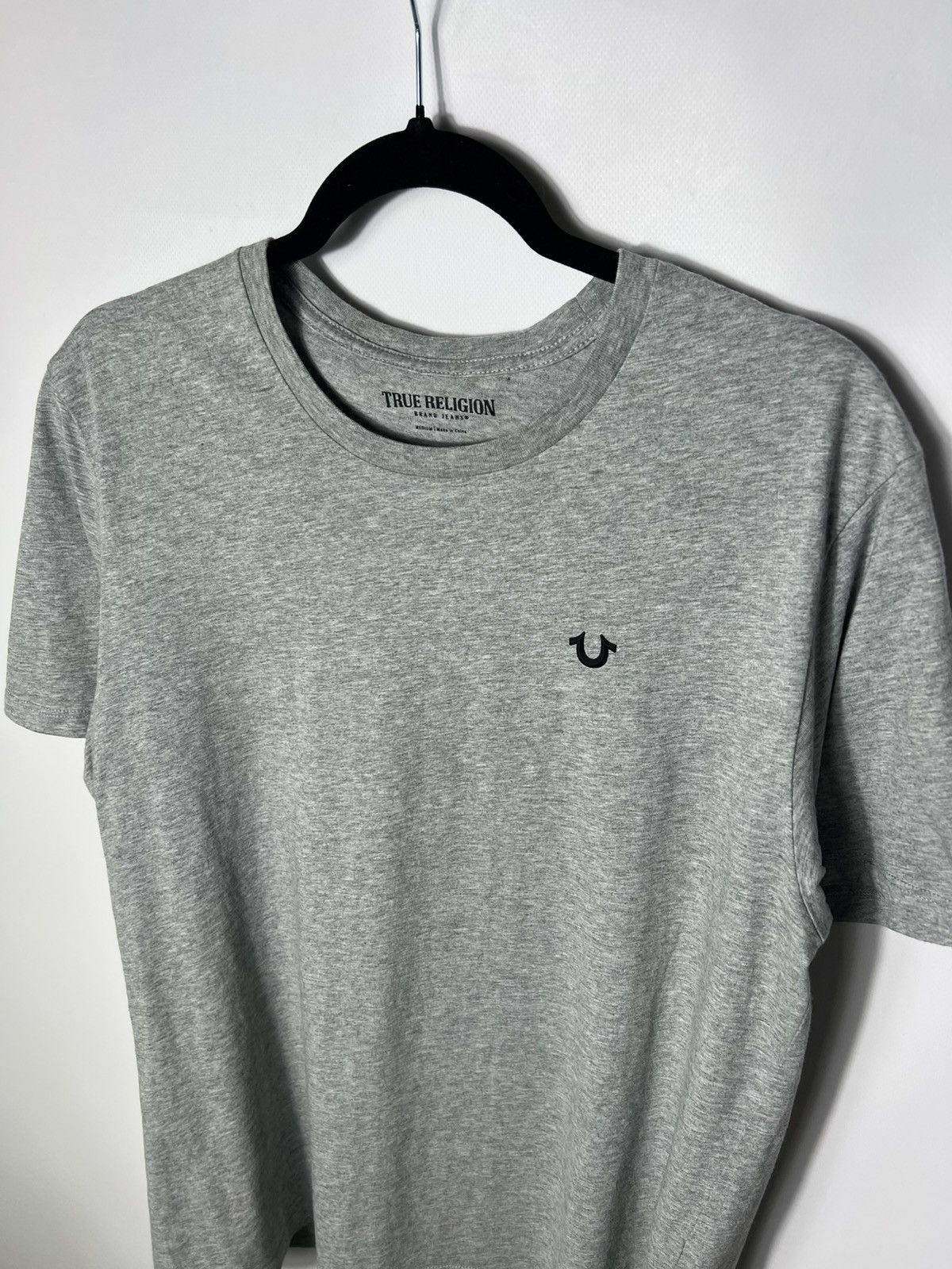 True Religion True Religion Logo TR Men Grey Cotton Short Sleeve Tee Shirt Size US M / EU 48-50 / 2 - 2 Thumbnail