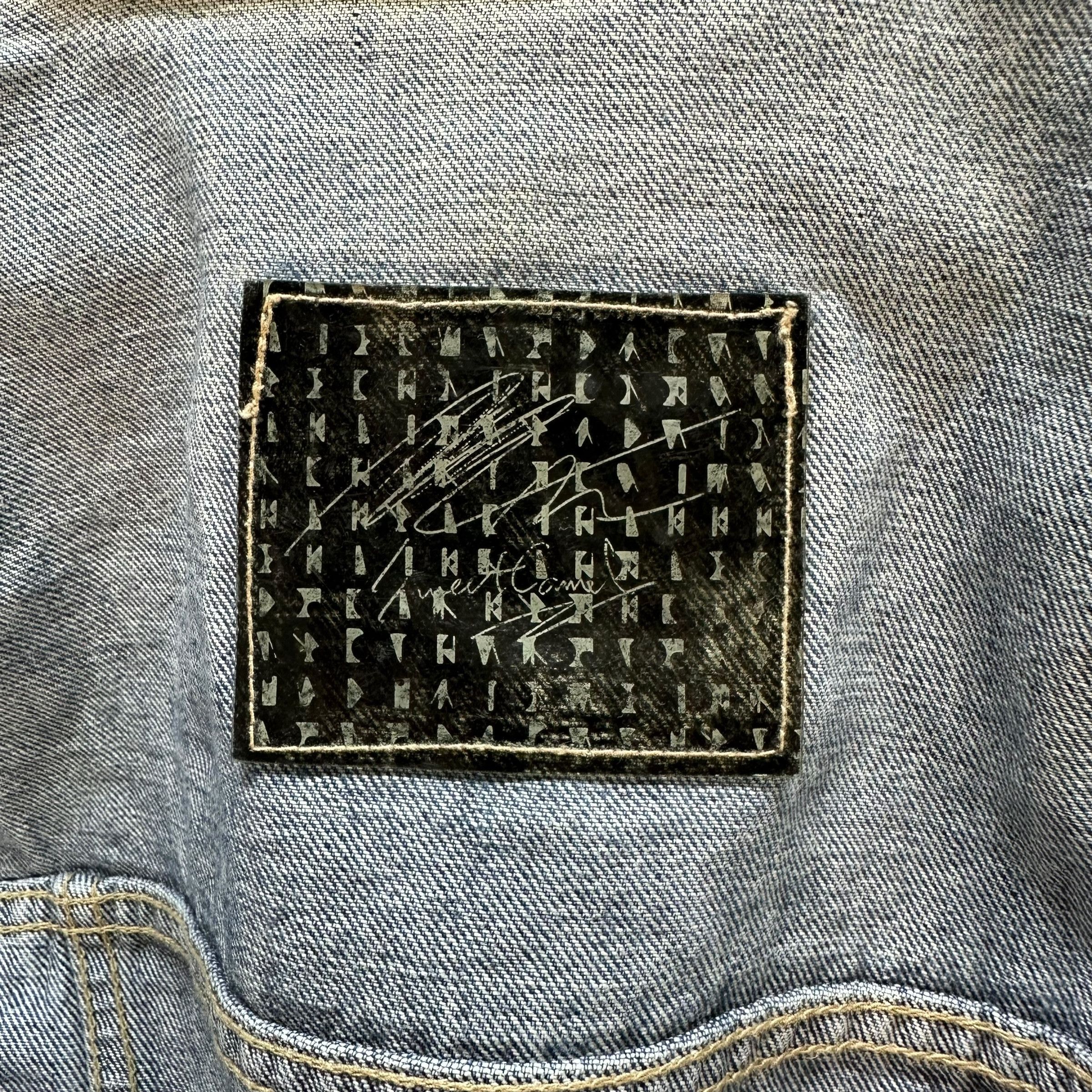 Japanese Brand Vintage Denim Jacket Nice Design #A2-0031 Size M / US 6-8 / IT 42-44 - 8 Thumbnail