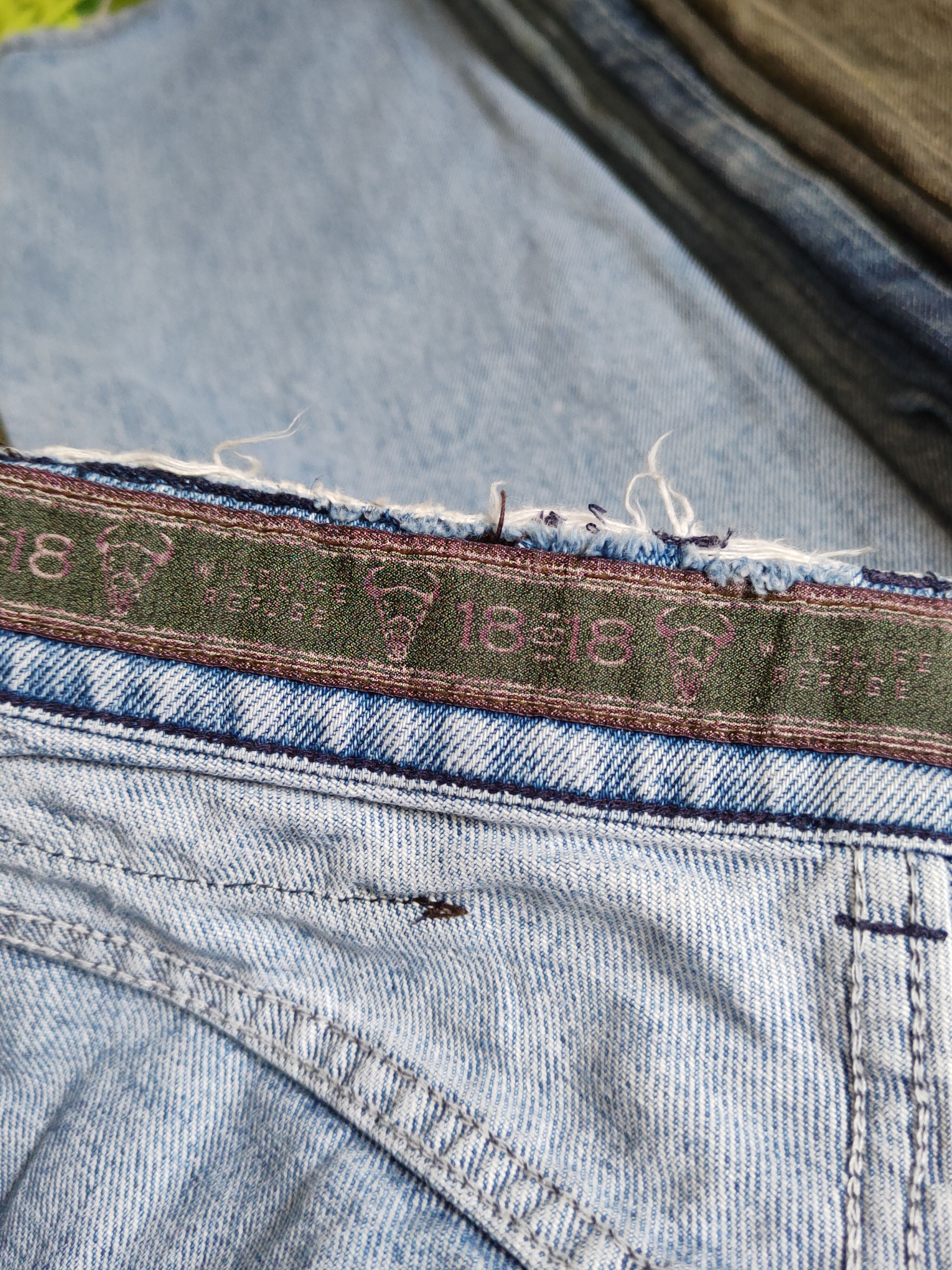 Vintage 18v18 Blue italy vintage Distressed Ripped Jeans #S1628 Size US 29 - 17 Thumbnail