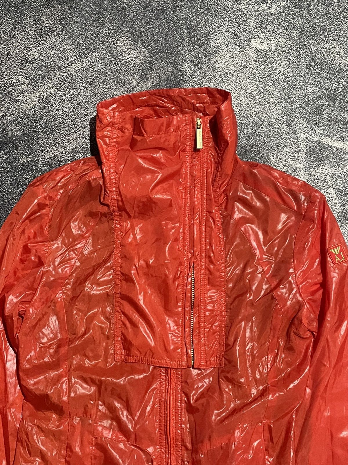 Armani Jeans Aniversary 30th Nylon Double Zipper Jacket