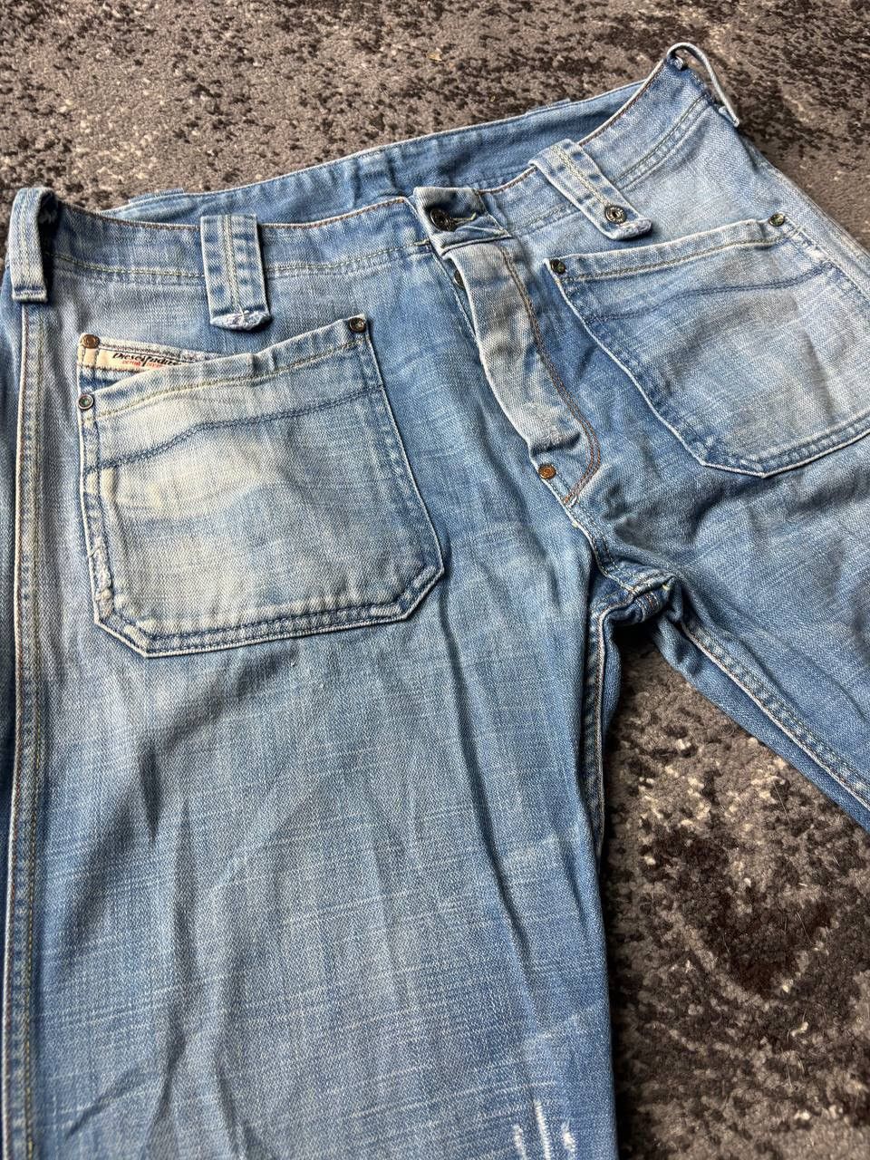 Diesel × Japanese Brand × Vintage Vintage Y2K Diesel Baggy Avantgarde Denim 90s Pants Size US 32 / EU 48 - 3 Thumbnail