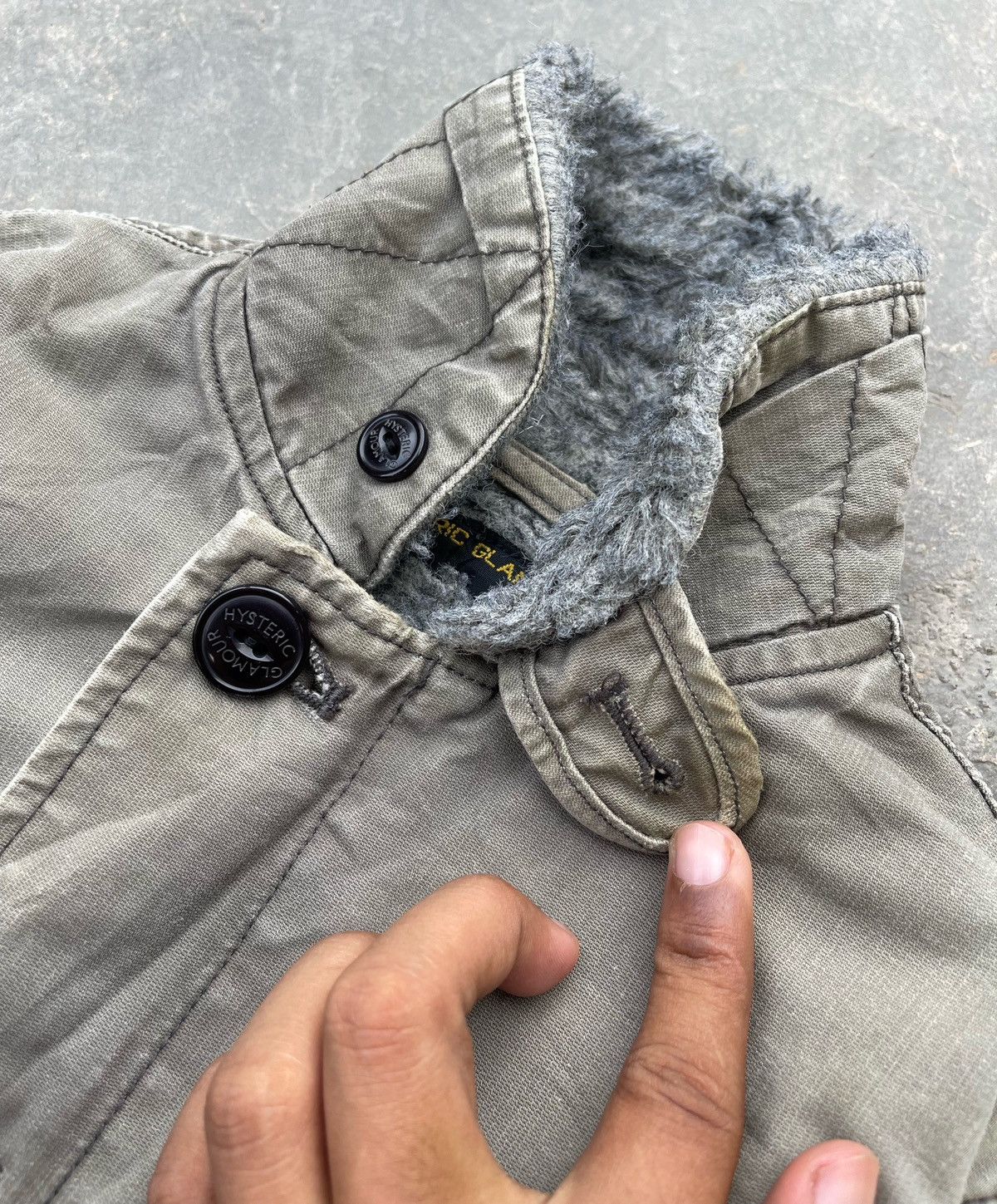 Hysteric Glamour 🔥Vintage Hysteric Glamour Faded Jacket For Kids Size US XXS / EU 40 - 6 Thumbnail