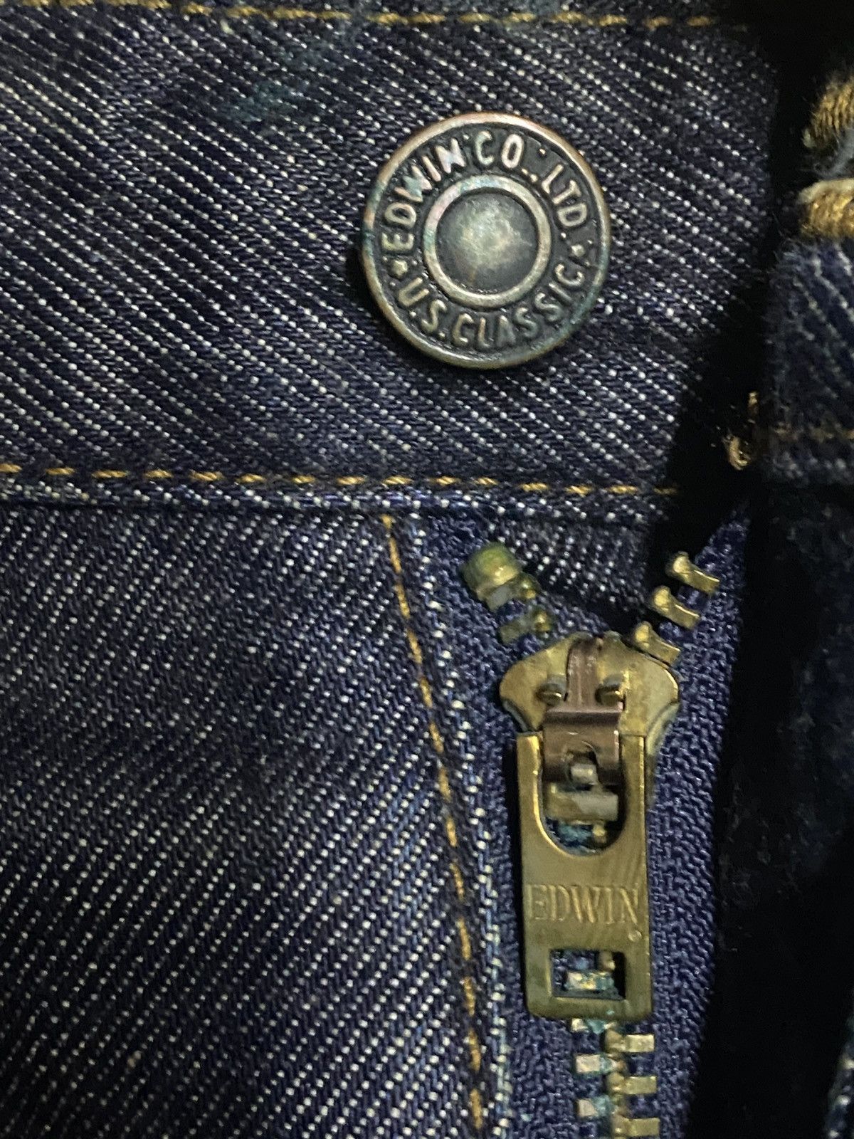 Edwin W40 Edwin Us Classic Navy Blue Distressed Jeans Size US 40 / EU 56 - 9 Thumbnail