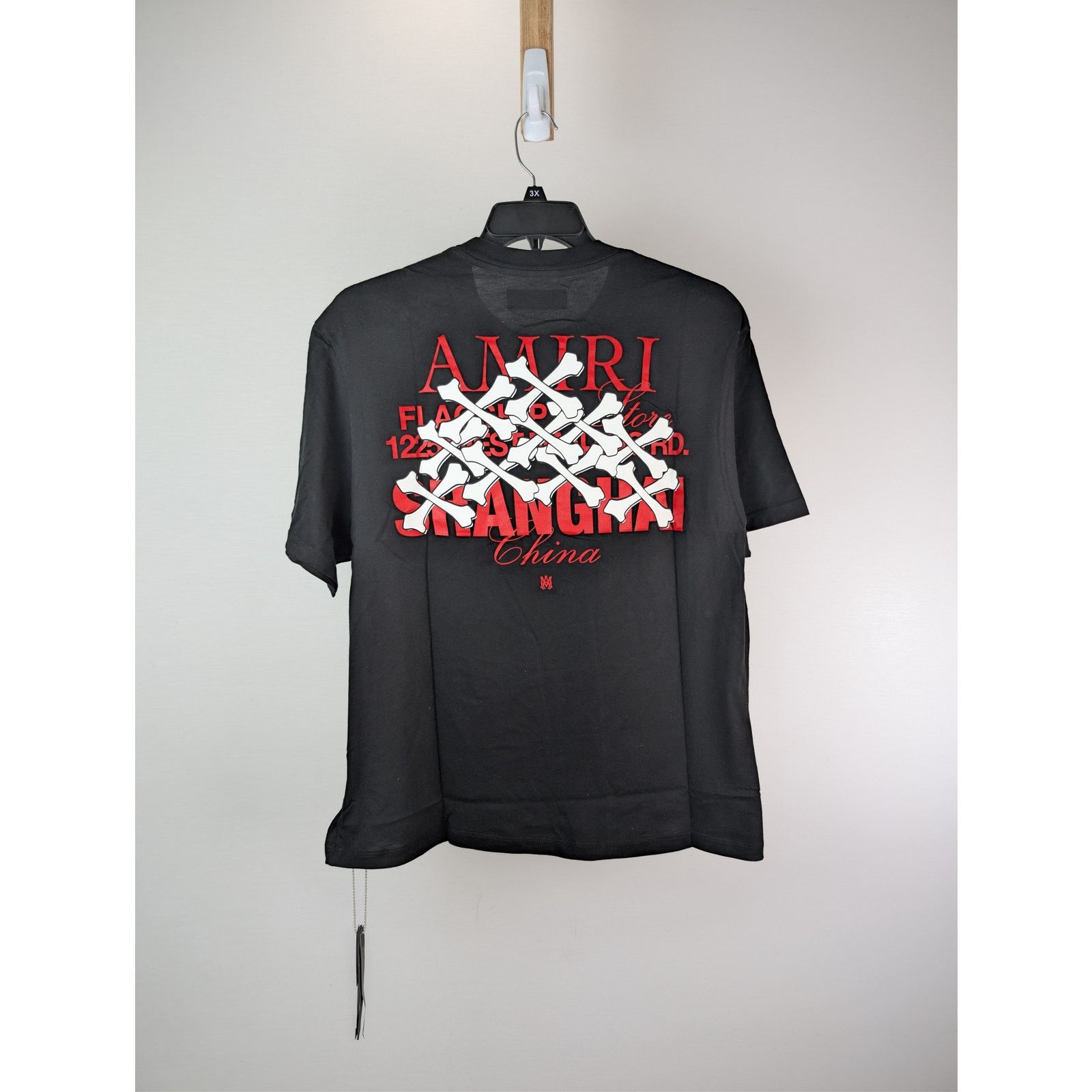 Amiri o1rshd1 Shanghai Exclusive Short Sleeve Tee T-Shirt in Black Size US XL / EU 56 / 4 - 12 Thumbnail