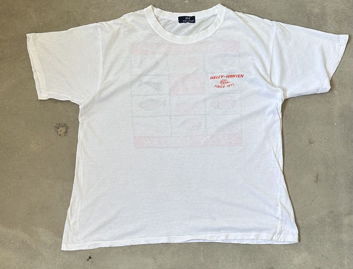 Helly Hansen VINTAGE HELLY HANSEN EMBLEM FOR SEAMAN SEALIFE TEE Size US L / EU 52-54 / 3 - 2 Thumbnail
