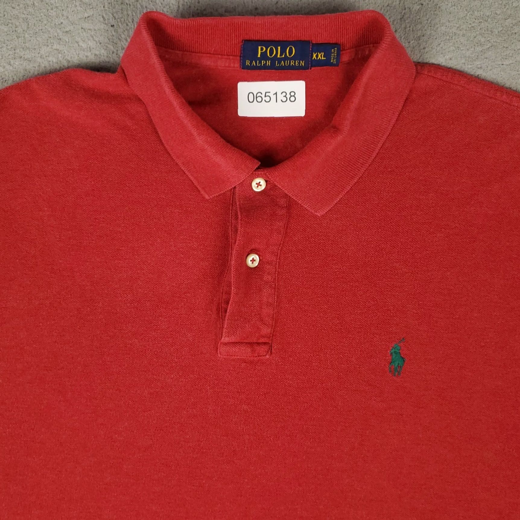 Ralph Lauren Ralph Lauren Polo Shirt Mens Size 2XL Red Pony Casual Short Sleeve Size US XXL / EU 58 / 5 - 2 Thumbnail