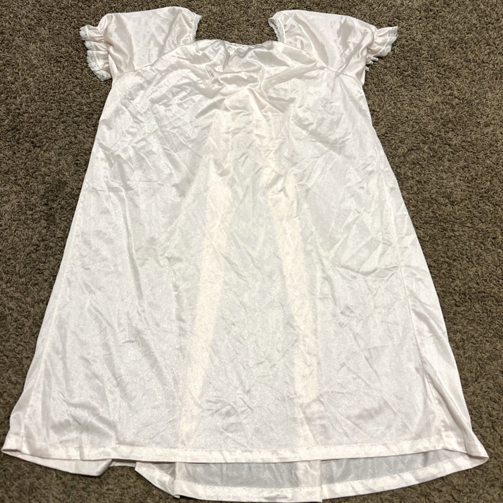 Vintage VINTAGE Mothercare Maternity House Dress MEDIUM Casual Pink 1980s Bohemian Acrylic Blend Pavilion Dress Womens Size M / US 6-8 / IT 42-44 - 4 Thumbnail