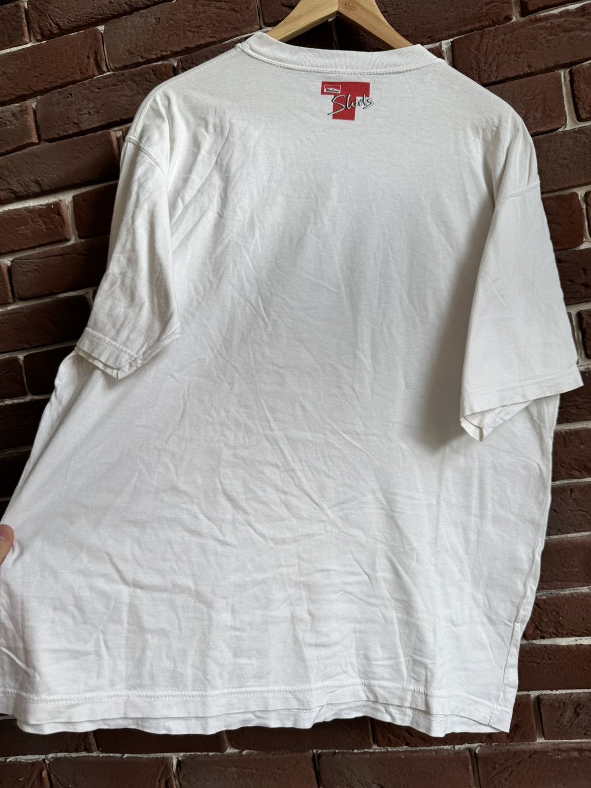 Marlboro Vintage 90s Marlboro Cigarettes Vintage Tee Wild West Rare Size US XL / EU 56 / 4 - 8 Thumbnail