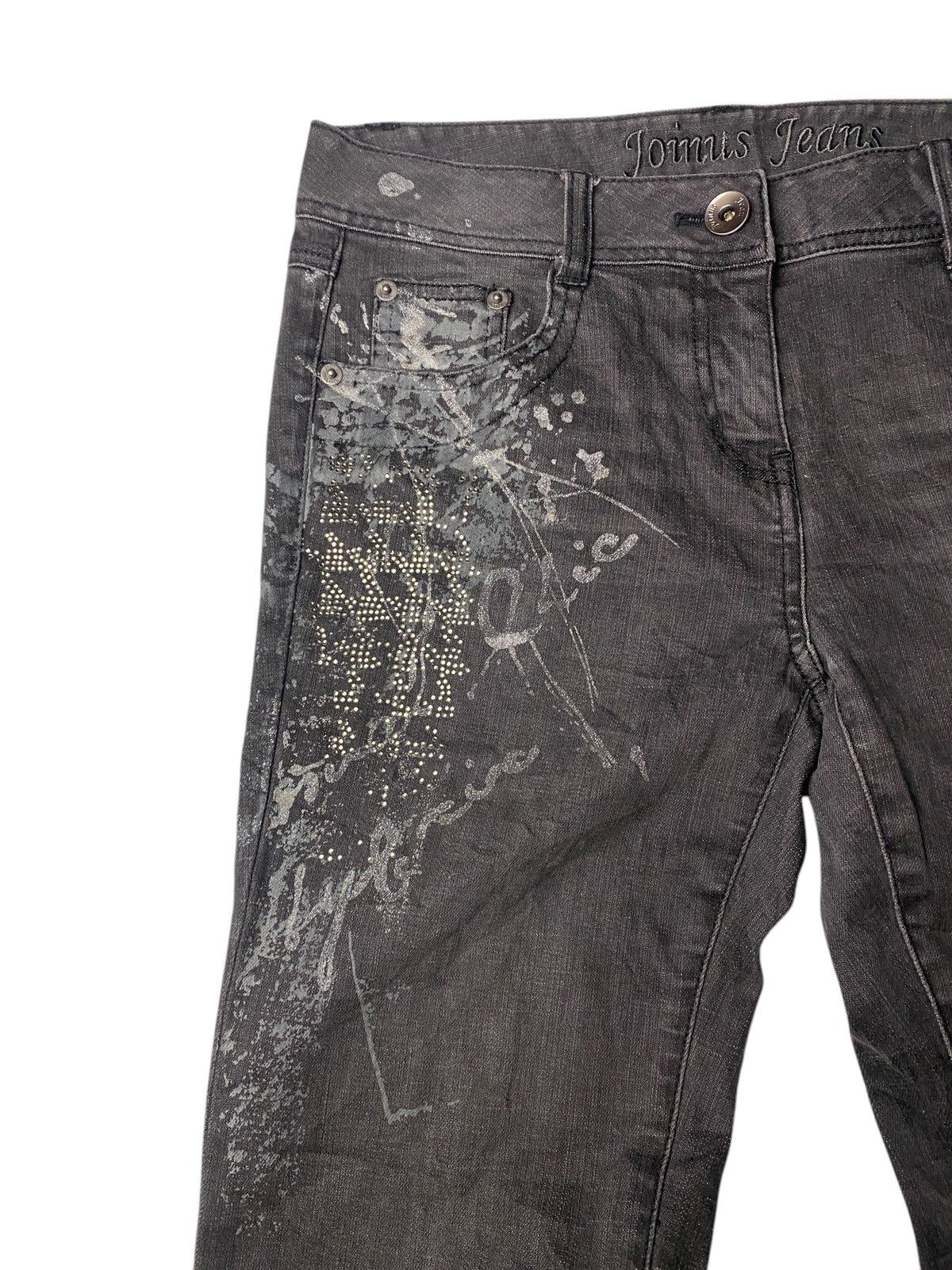 If Six Was Nine 2000's Joinus Tribal Glittery Flared Jeans Size US 29 - 5 Thumbnail