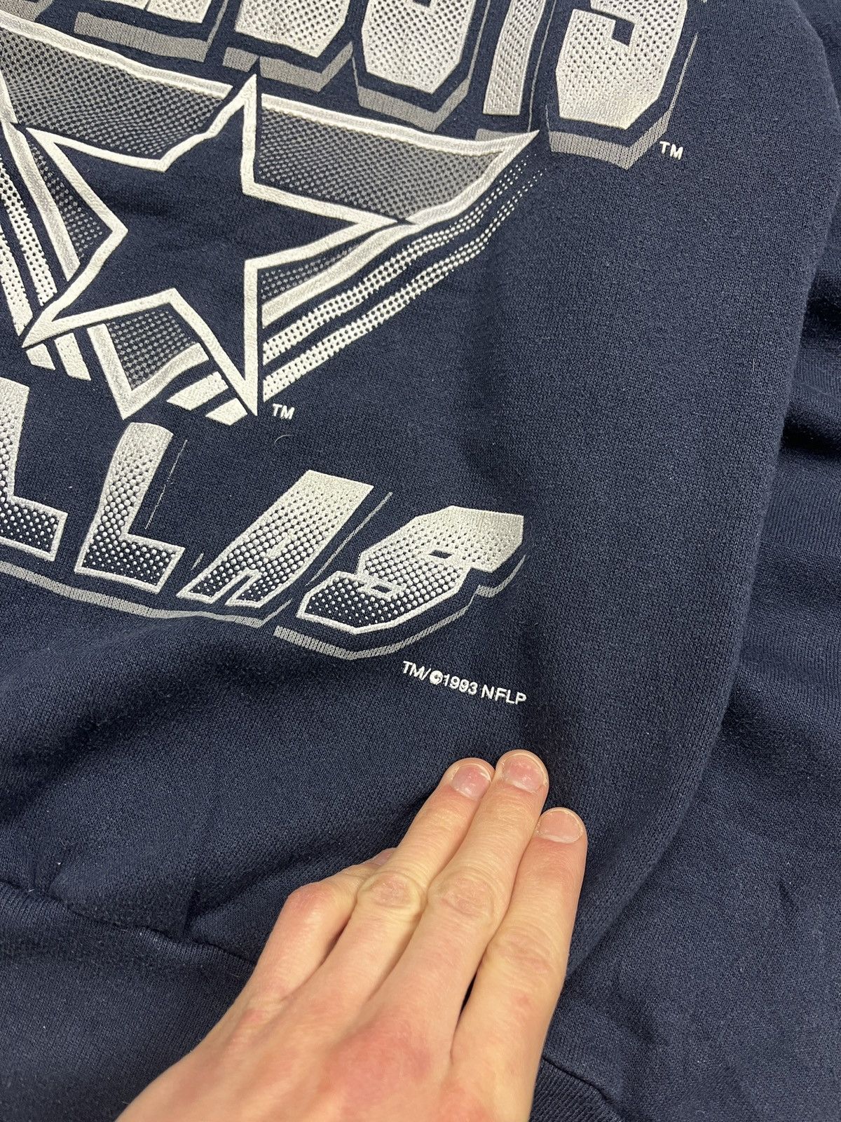 NFL × Vintage Vintage 1994 Dallas Cowboys Competitor Graphic Sweatshirt Size US L / EU 52-54 / 3 - 6 Thumbnail