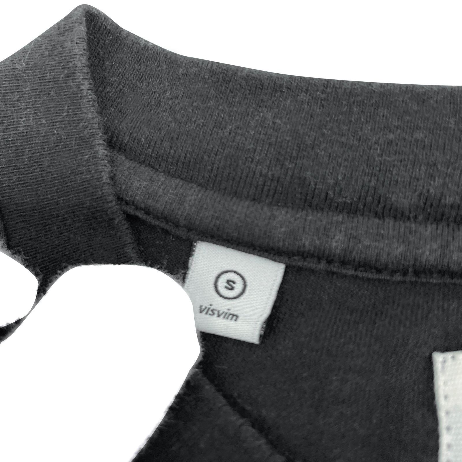 Visvim 🔴 Visvim Velour Detail T-Shirt - Black Size US S / EU 44-46 / 1 - 3 Thumbnail