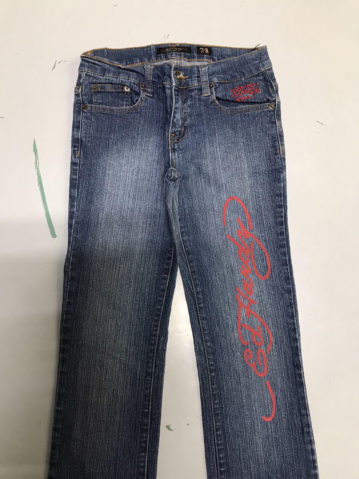 Ed Hardy Vintage Ed hardy embroidered denim Size 28" / US 6 / IT 42 - 5 Thumbnail