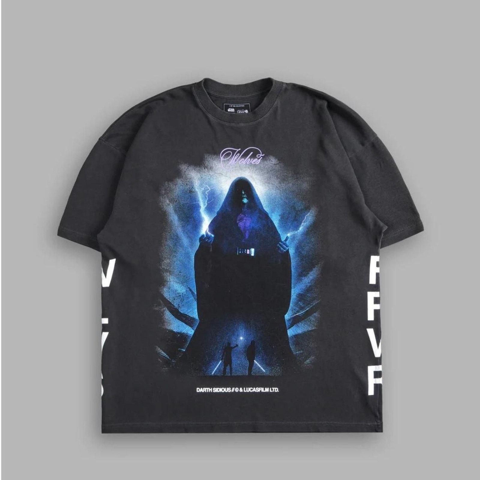Darc Sport SITH LORD "PREMIUM" OVERSIZED TEE IN WOLF GRAY Size US M / EU 48-50 / 2 - 2 Thumbnail