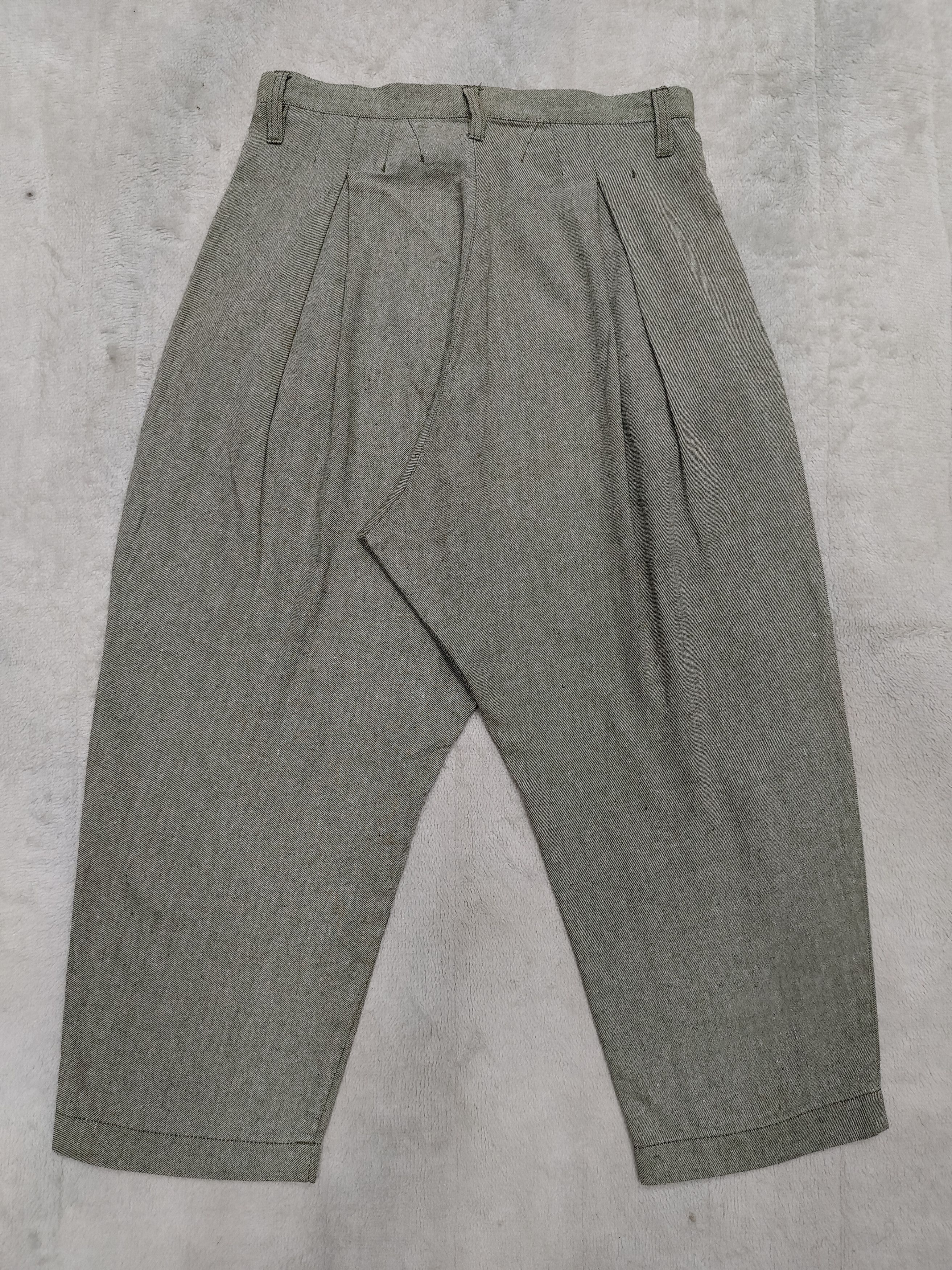 Ne-Net 🇯🇵Ne-Net🇯🇵 by Issey Co Tape Drop Crotch Cropped Pants Size 30" / US 8 / IT 44 - 4 Thumbnail