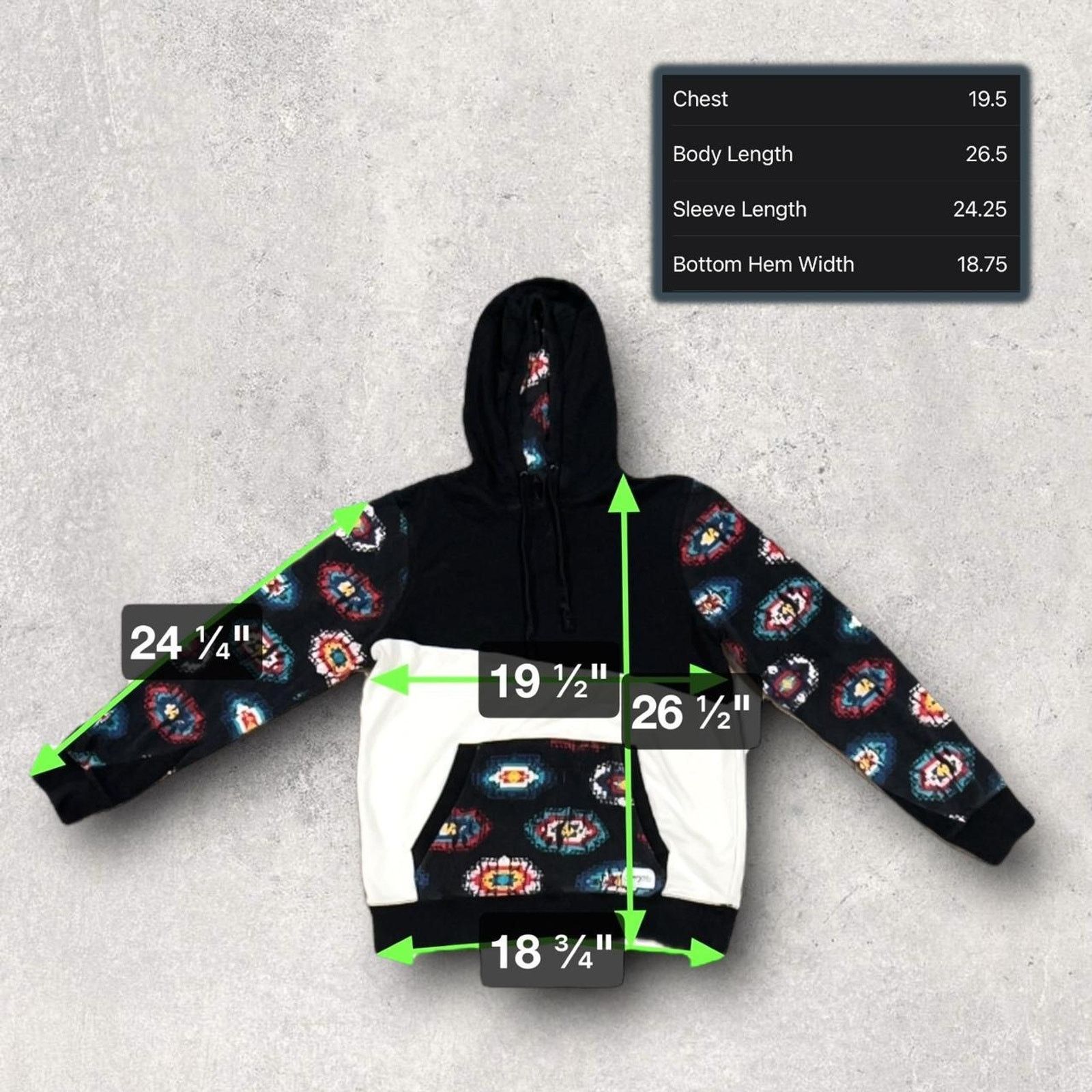 Empyre Empyre Limited Edition Multicolor Aztec/Tribal Design Hoodie Size US M / EU 48-50 / 2 - 6 Thumbnail