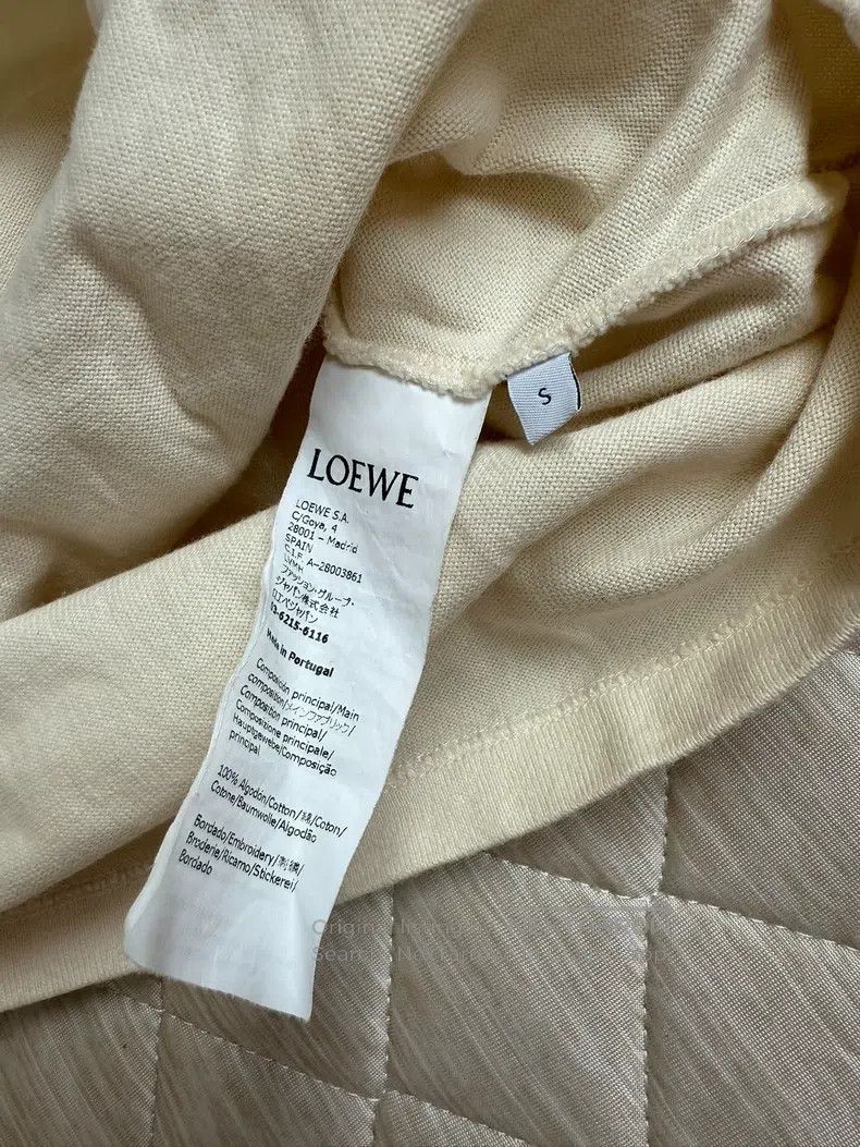Loewe Loewe Coal Ball Embroidered T-Shirt Size S / US 4 / IT 40 - 4 Thumbnail