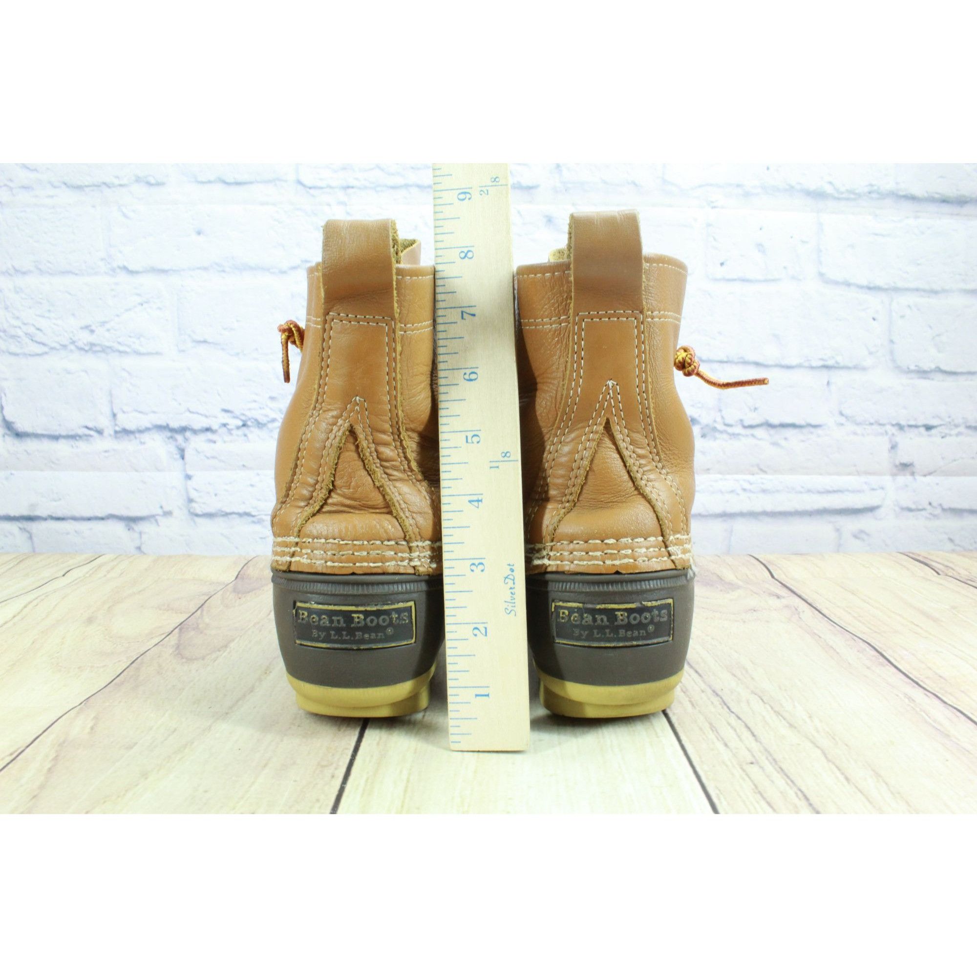 L.L. Bean LL Bean Brown Leather 8" Duck Boots Women’s Size 8 M Size US 8 / IT 38 - 6 Thumbnail
