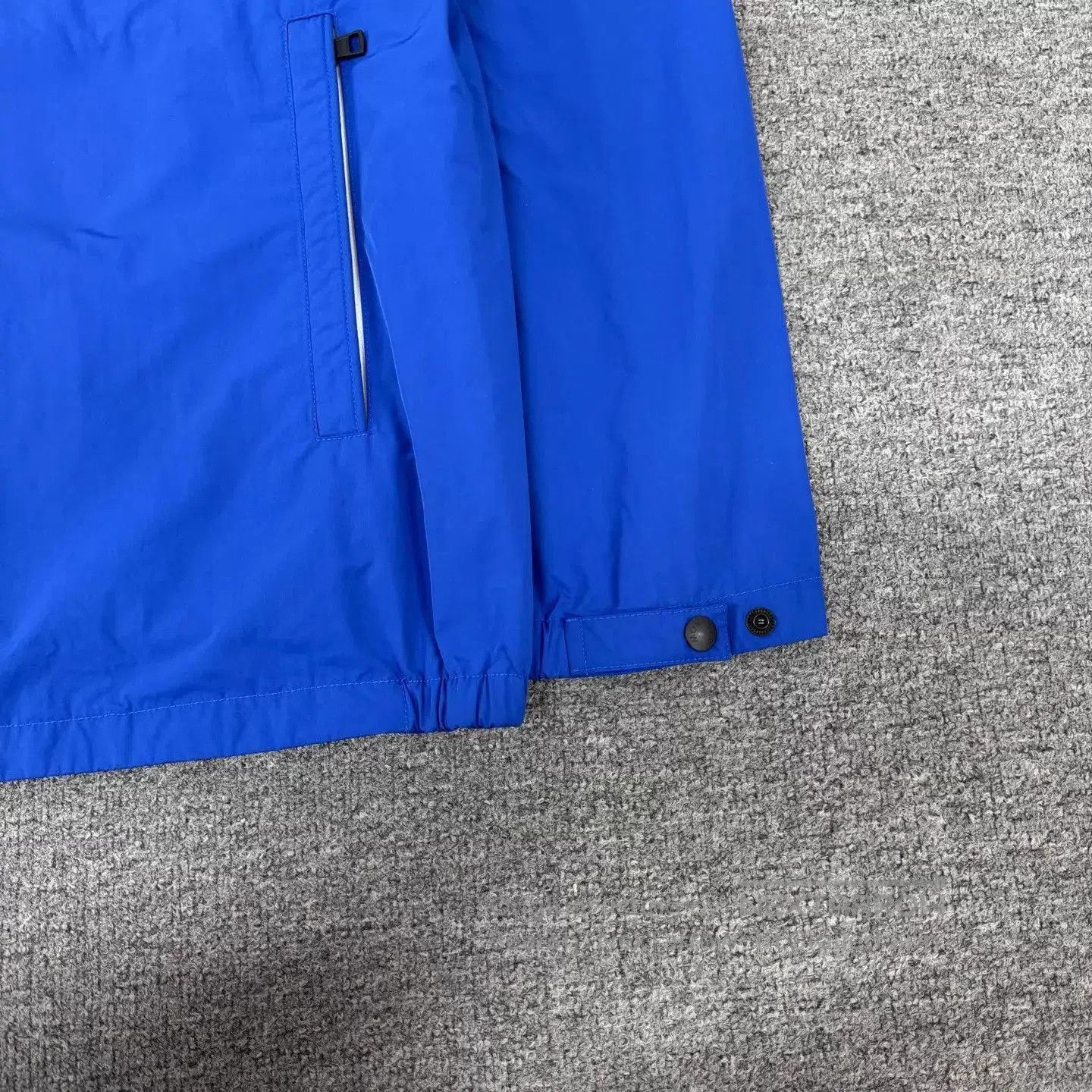 Moncler Blue Hooded Zip-Up Jacket - XXL. Size US XXL / EU 58 / 5 - 5 Thumbnail