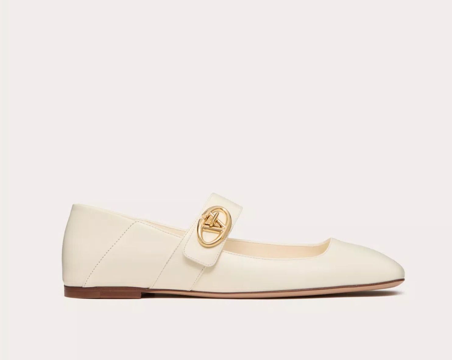 Valentino Valentino Vlogo Locker Mary-Jane Ballerina SIZE 39.5 Size ONE SIZE - 1 Thumbnail