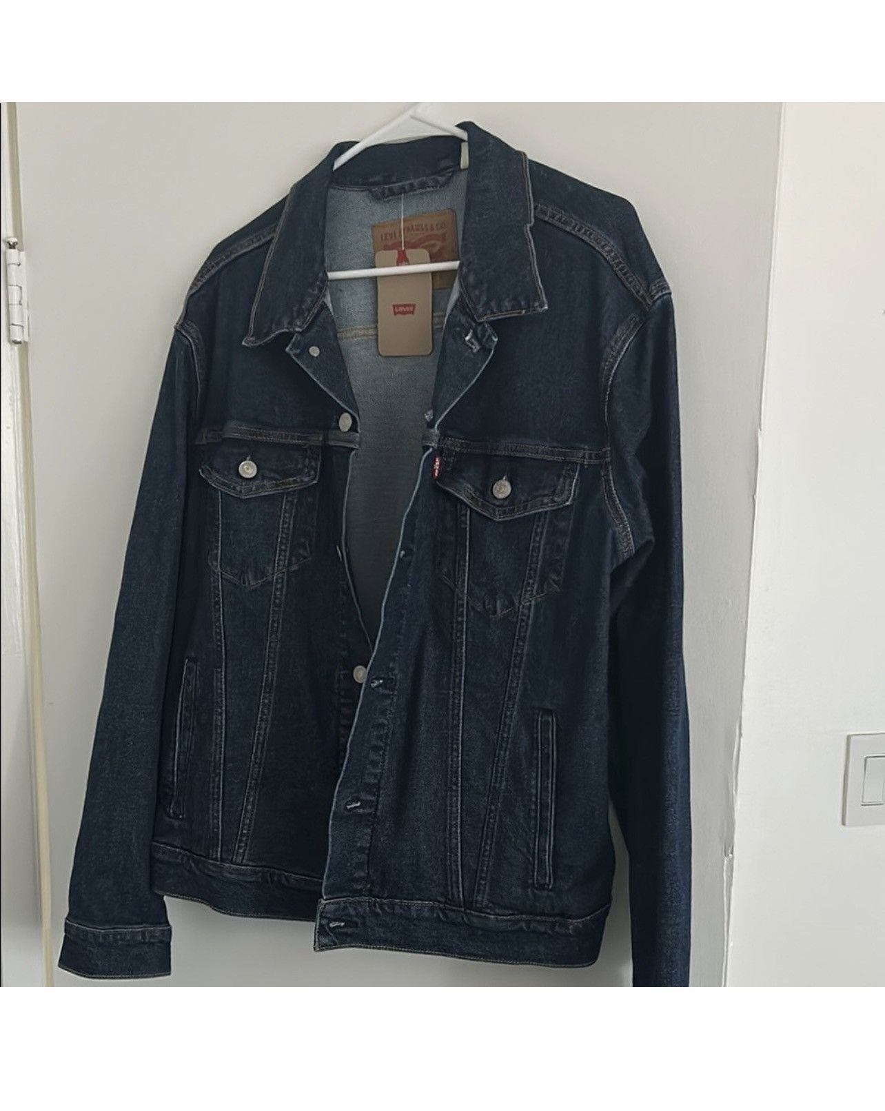 Levi's Levis Dark Blue Denim Jacket Size US L / EU 52-54 / 3 - 8 Thumbnail
