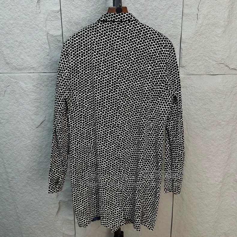 Jil Sander Jil Sander size 50 Honeycomb full print coat Size US M / EU 48-50 / 2 - 2 Thumbnail
