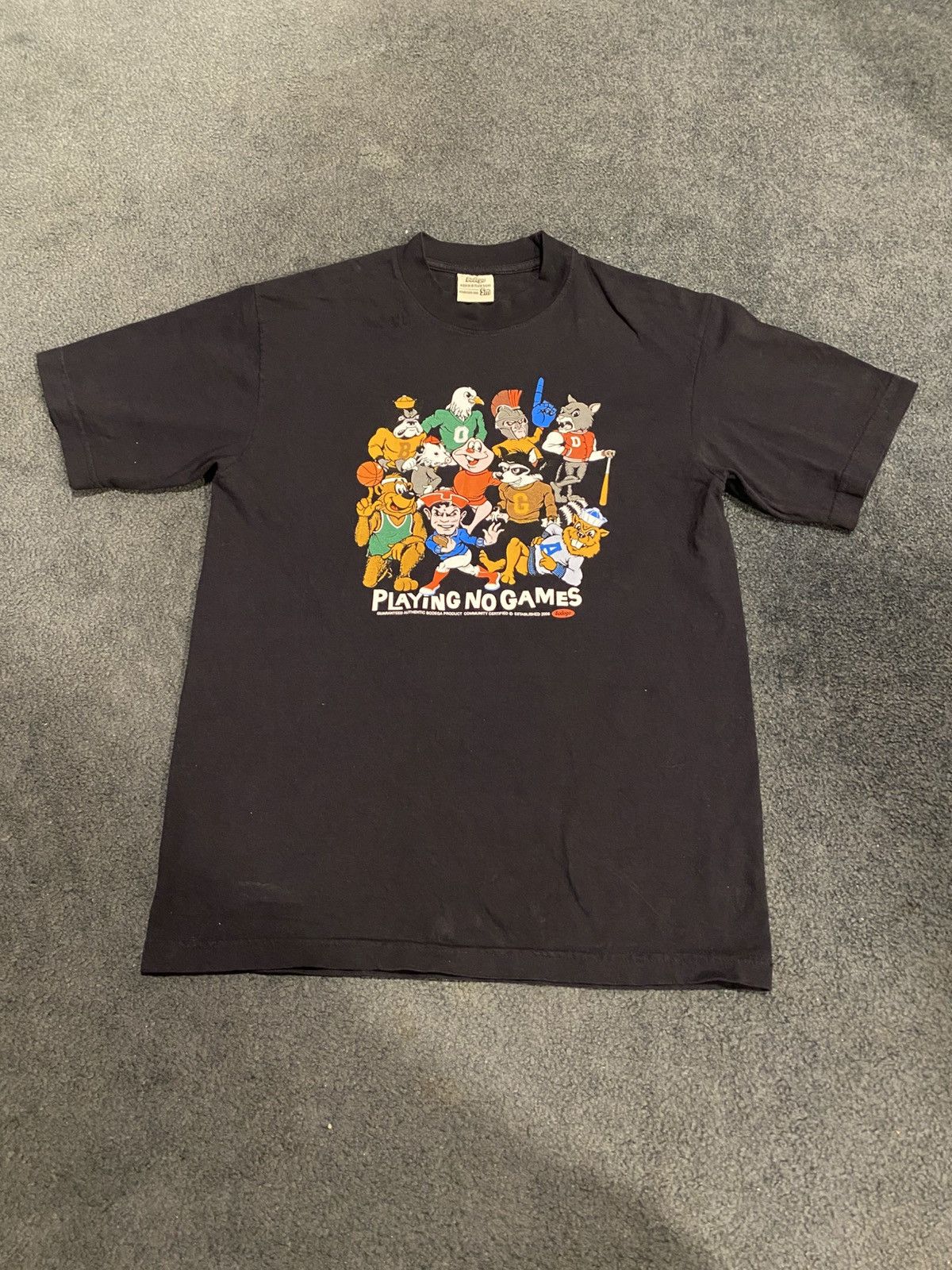 Bodega × Designer BODEGA SS22 PLAY NO GAMES TEE Size US S / EU 44-46 / 1 - 1 Thumbnail