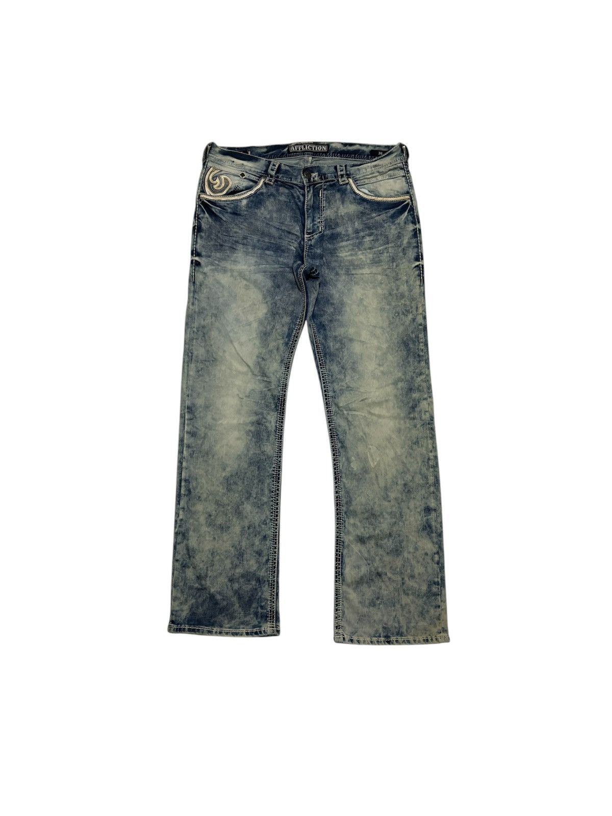 Affliction Affliction Streetwear Jeans Distressed Denim Size US 38 / EU 54 - 1 Thumbnail