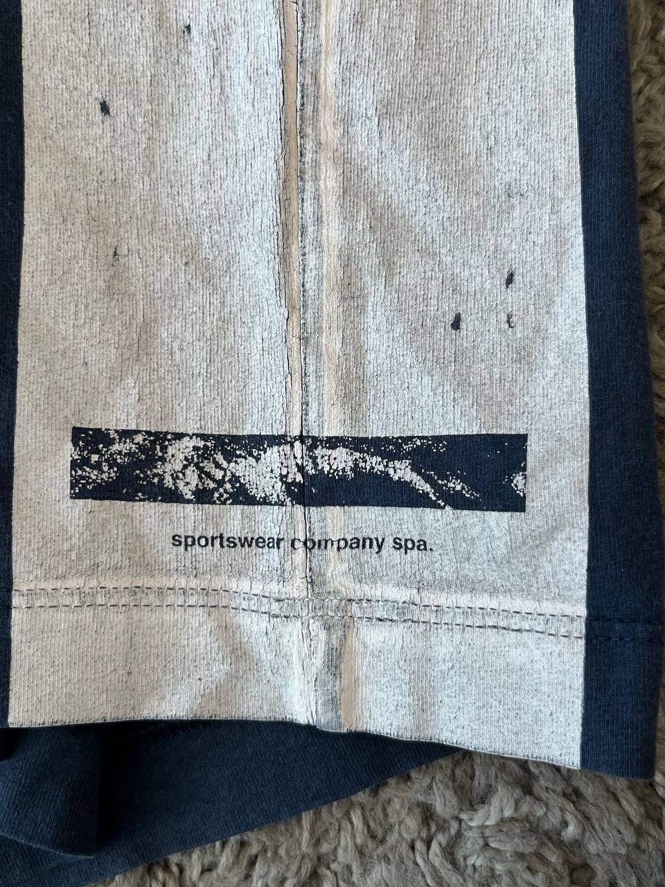 Stone Island STONE ISLAND Modern T-shirt Big Logo Blue Color size XL Size US XL / EU 56 / 4 - 5 Thumbnail