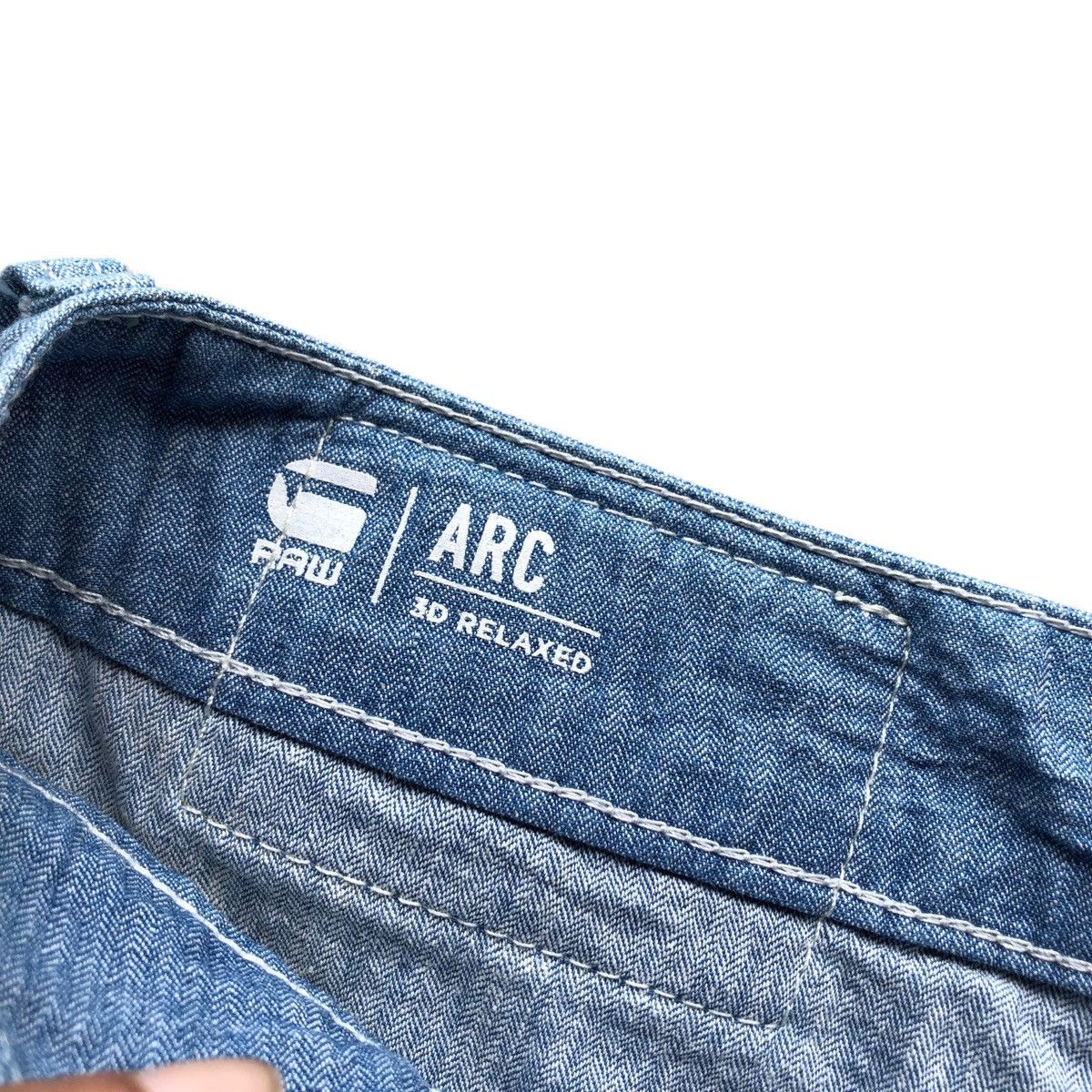 G-Star × Japanese Brand Vintage G STAR RAW arc 3d relaxed shorts Size US 30 / EU 46 - 6 Thumbnail