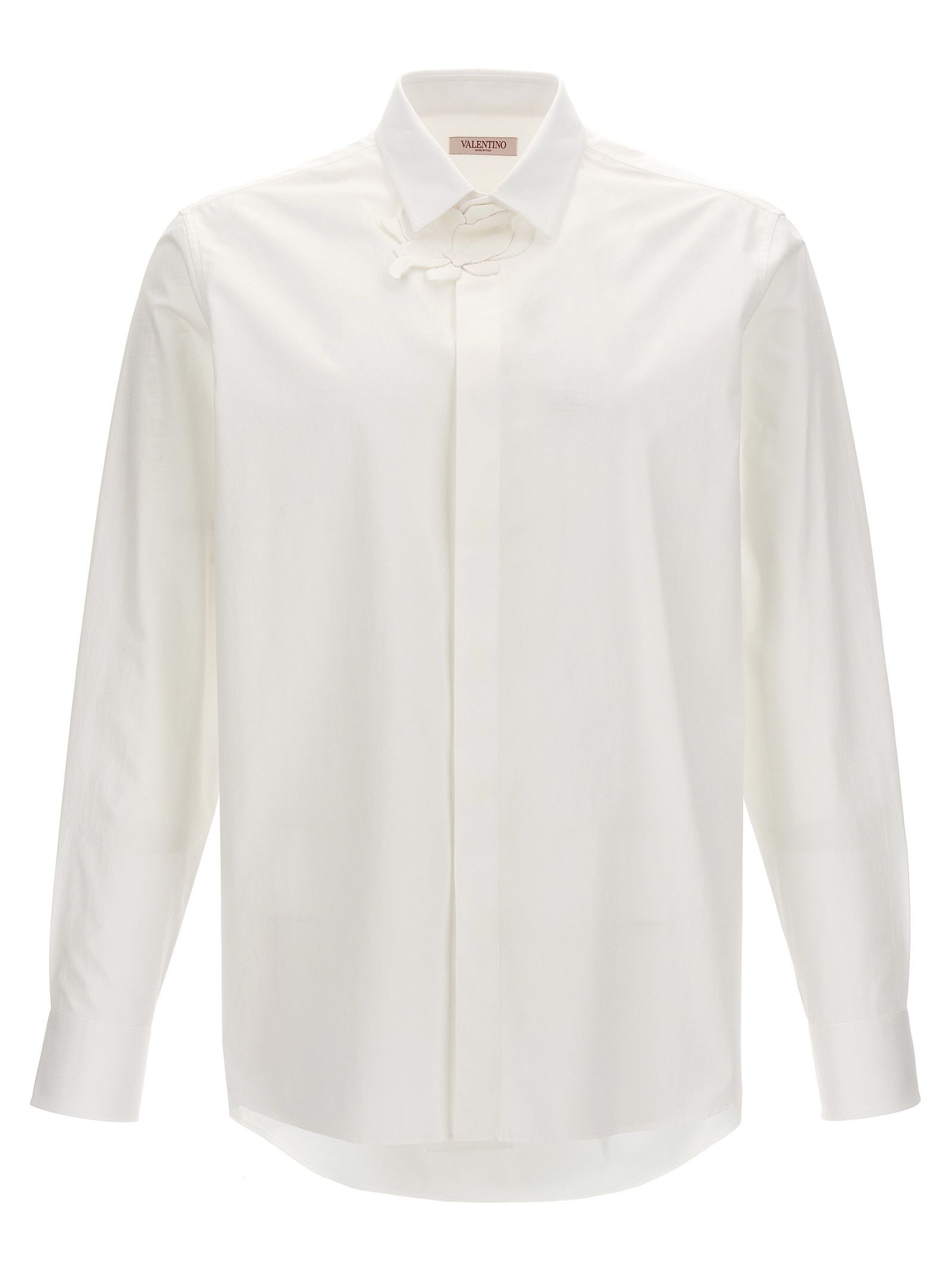Valentino Valentino Shirt With Flower Patch Size US XS / EU 42 / 0 - 1 Thumbnail