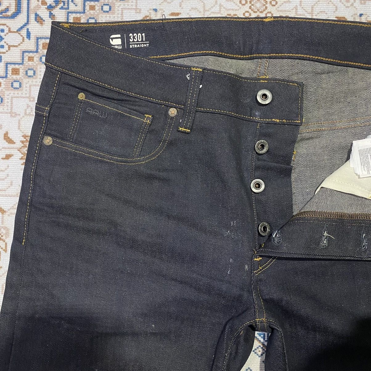 G-Star × Japanese Brand G Star Raw Straight Jeans Size US 30 / EU 46 - 5 Thumbnail