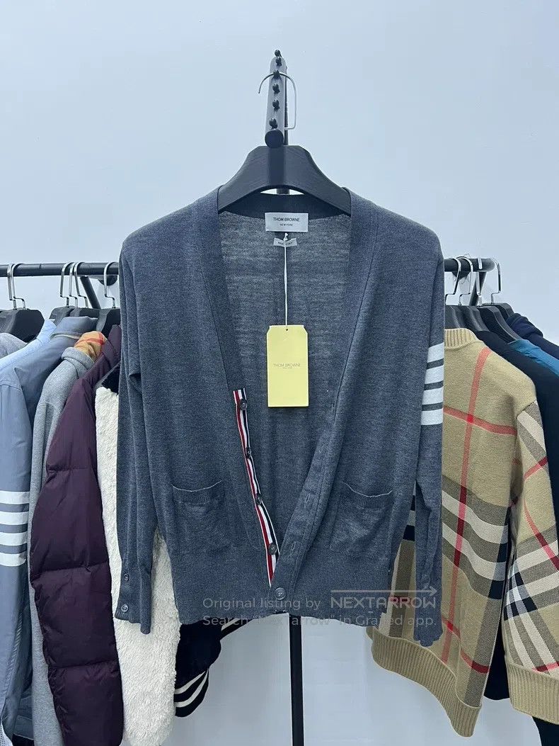 Thom Browne Thom Browne Woolen Cardigan Size US XS / EU 42 / 0 - 1 Thumbnail