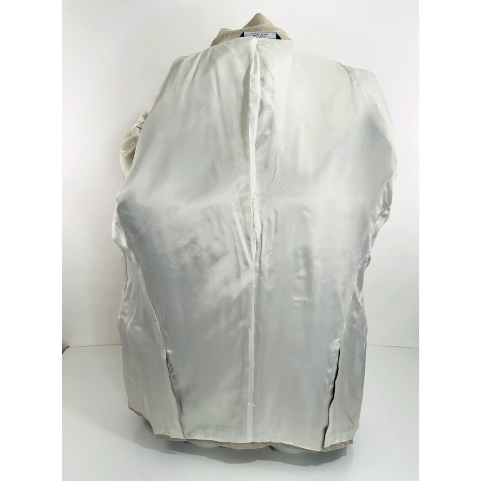 Nordstrom Nordstrom Blazer Linen Mens 44 L Beige Shirt Jacket Vest & Blazer Big & Tall NORDSTROM w TAG Size US S / EU 44-46 / 1 - 5 Thumbnail
