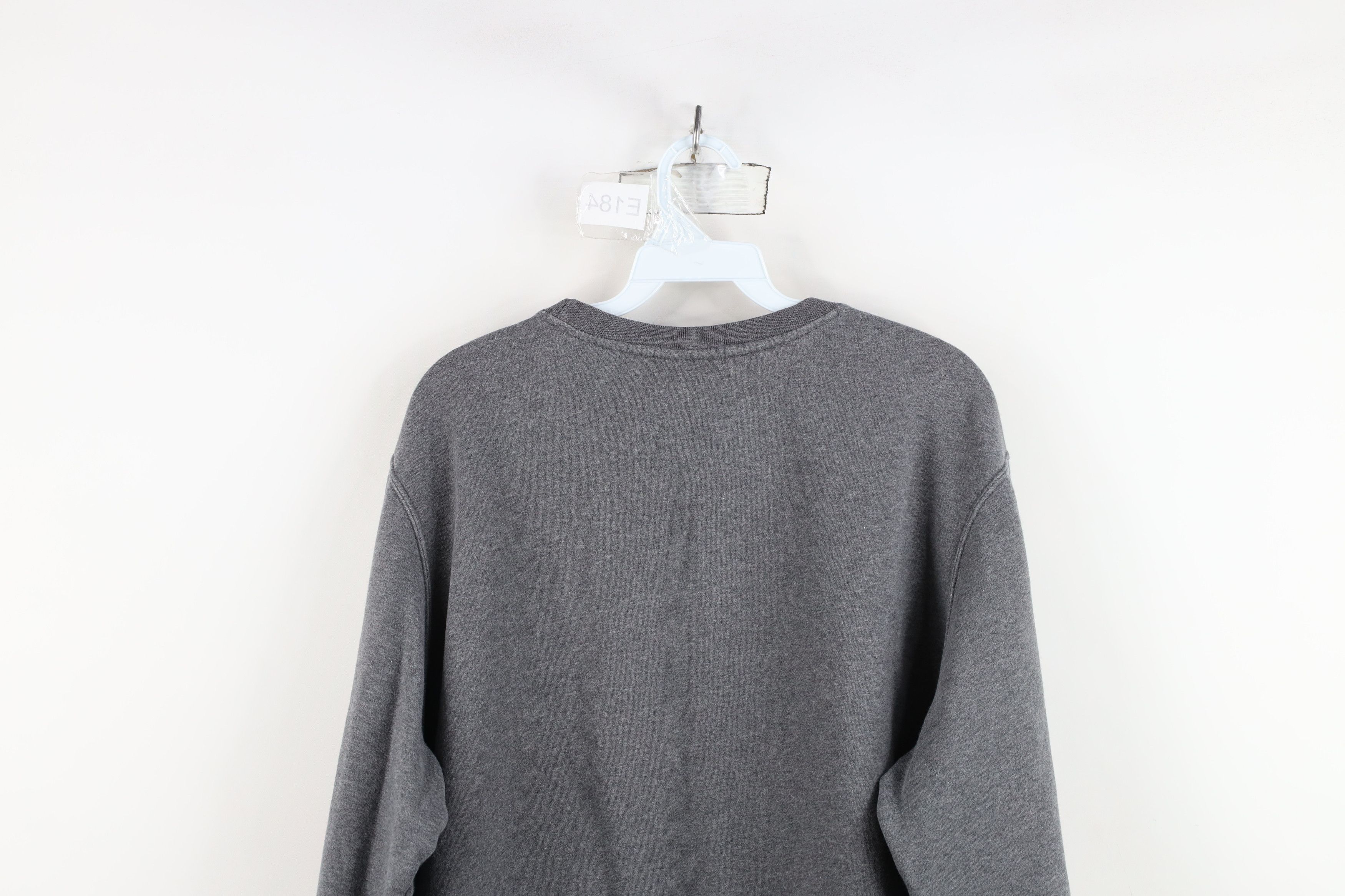 Nike Vintage Y2K Nike Swoosh Crewneck Sweatshirt Heather Gray Size US XL / EU 56 / 4 - 12 Thumbnail