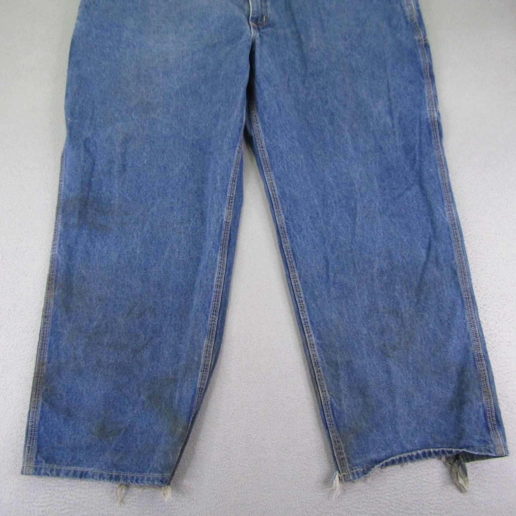 Carhartt Carhartt Jeans Men 46x30 FR Flame-Resistant Denim Jeans Big & Tall Blue Cotton Denim Pockets Logo Zipper Button Outdoor Jeans Mens Size US 44 / EU 60 - 3 Thumbnail