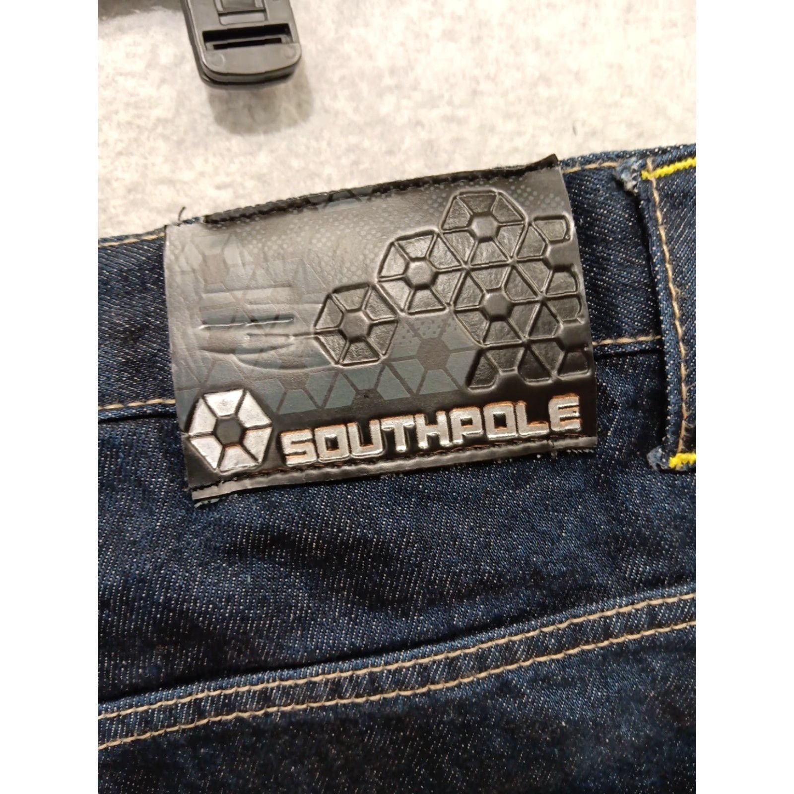 Southpole VTG Southpole Shorts Men's 38 Black Denim Baggy Hip Hop Y2K Embroidered 5-Pocket Relaxed Fit Casual Spring Summer Mens Size US 38 / EU 54 - 3 Thumbnail