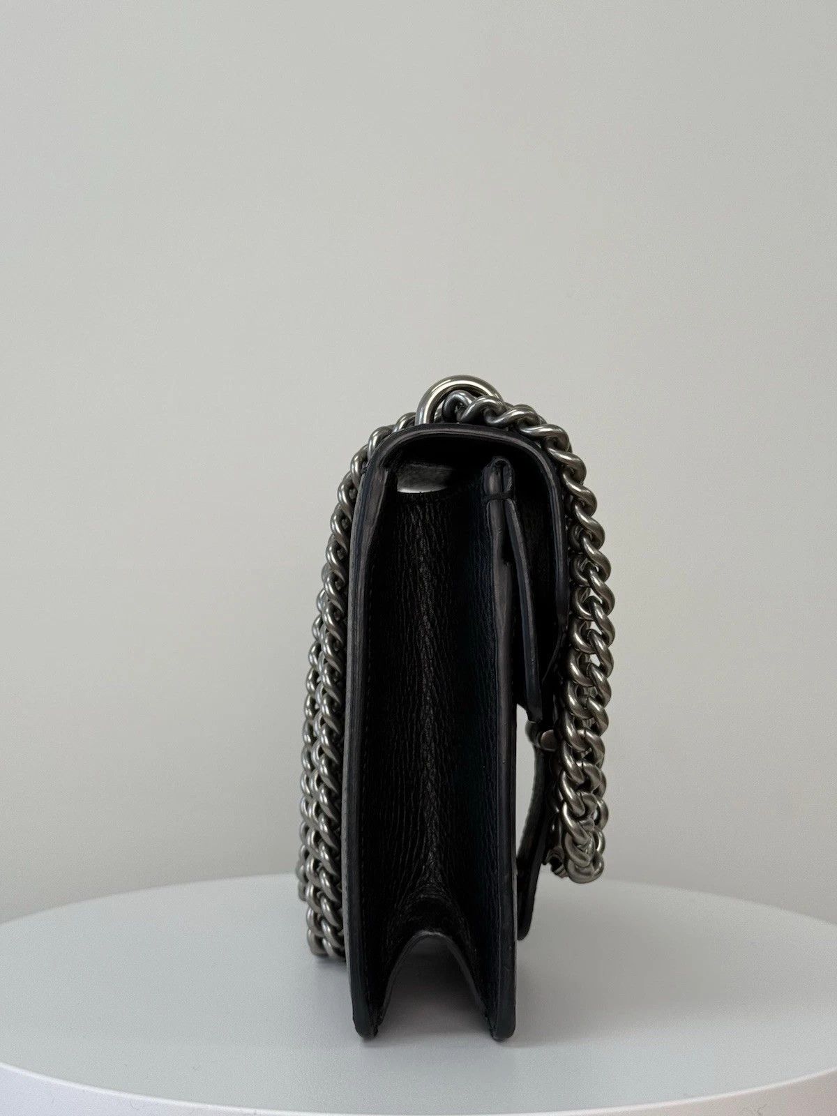 Gucci Gucci Dionysus Crossbody Mini Black Leather Bag Size ONE SIZE - 4 Thumbnail