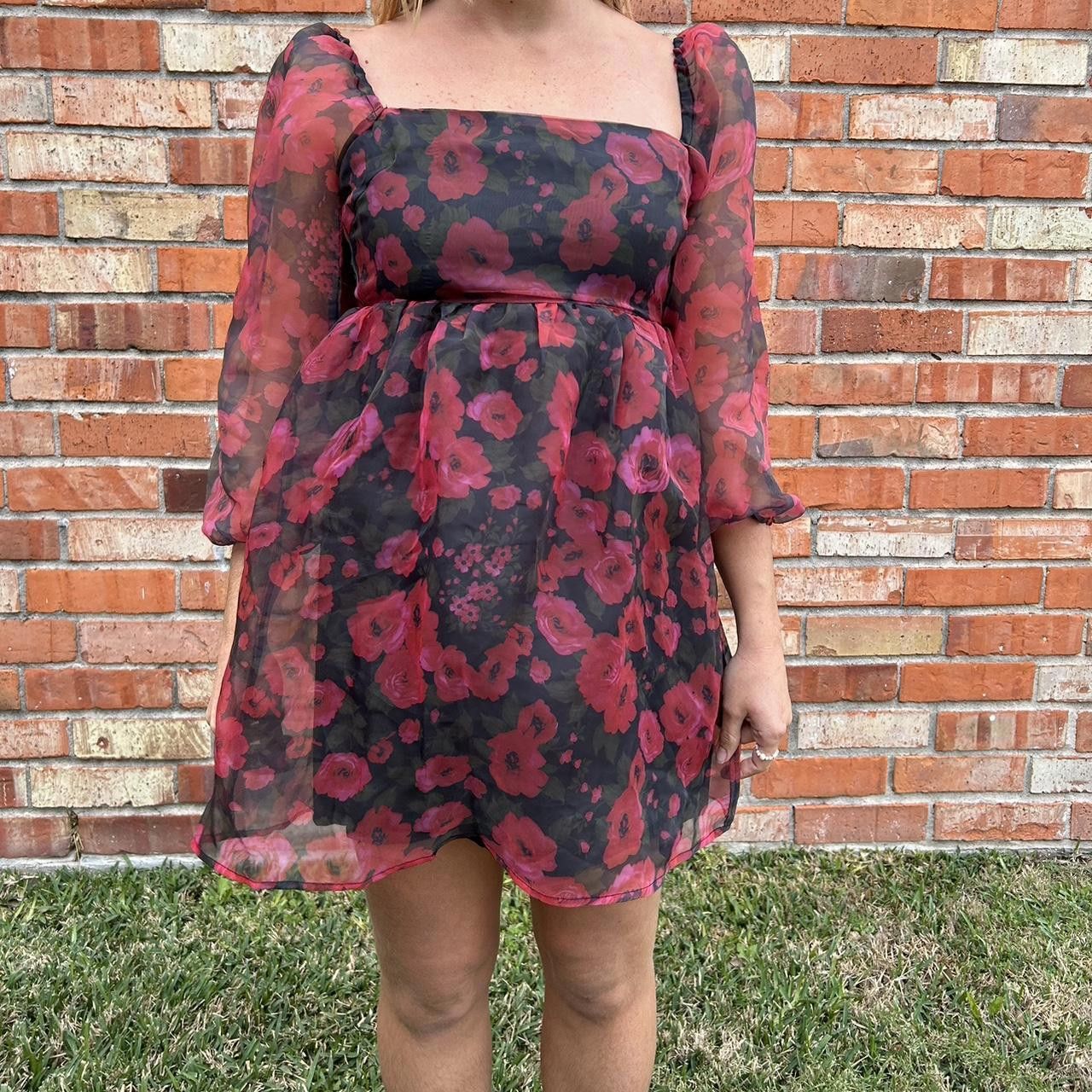 Free People Women's Multi and Red Dress Size S / US 4 / IT 40 - 5 Thumbnail
