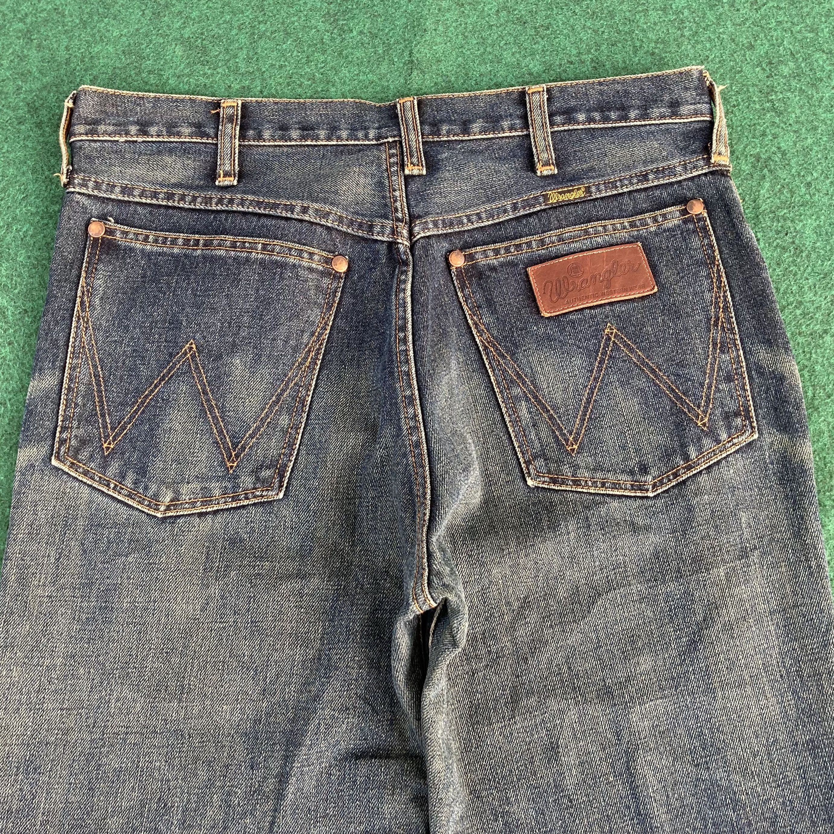 Vintage × Wrangler Vtg Wrangler Denim Bootcut Sz 32 Faded Flare Jeans Size US 32 / EU 48 - 10 Thumbnail
