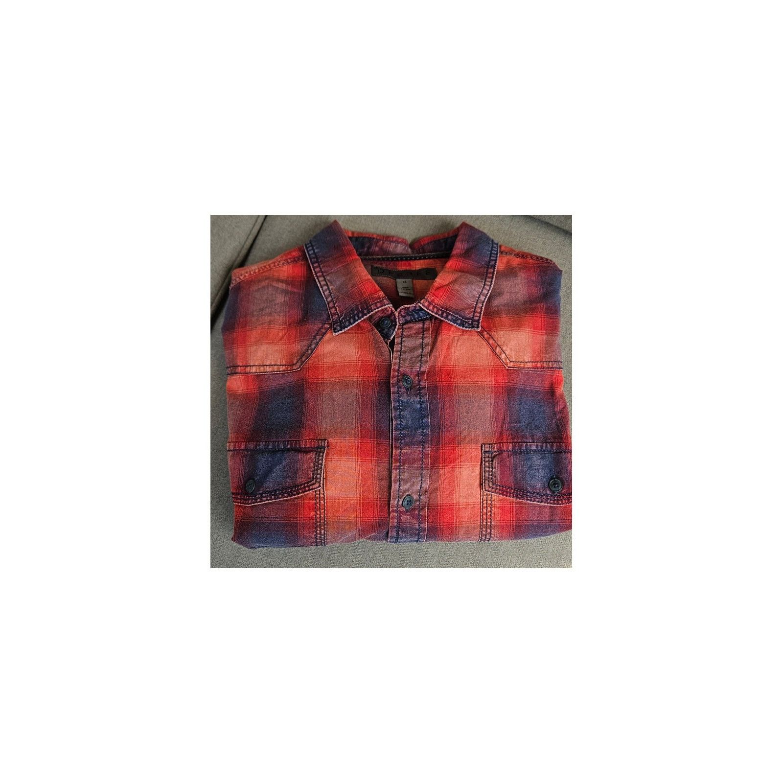 Decree Men's Tops Cotton Button Down Men's Top ~ Get Ready for Fall Size US XL / EU 56 / 4 - 14 Thumbnail