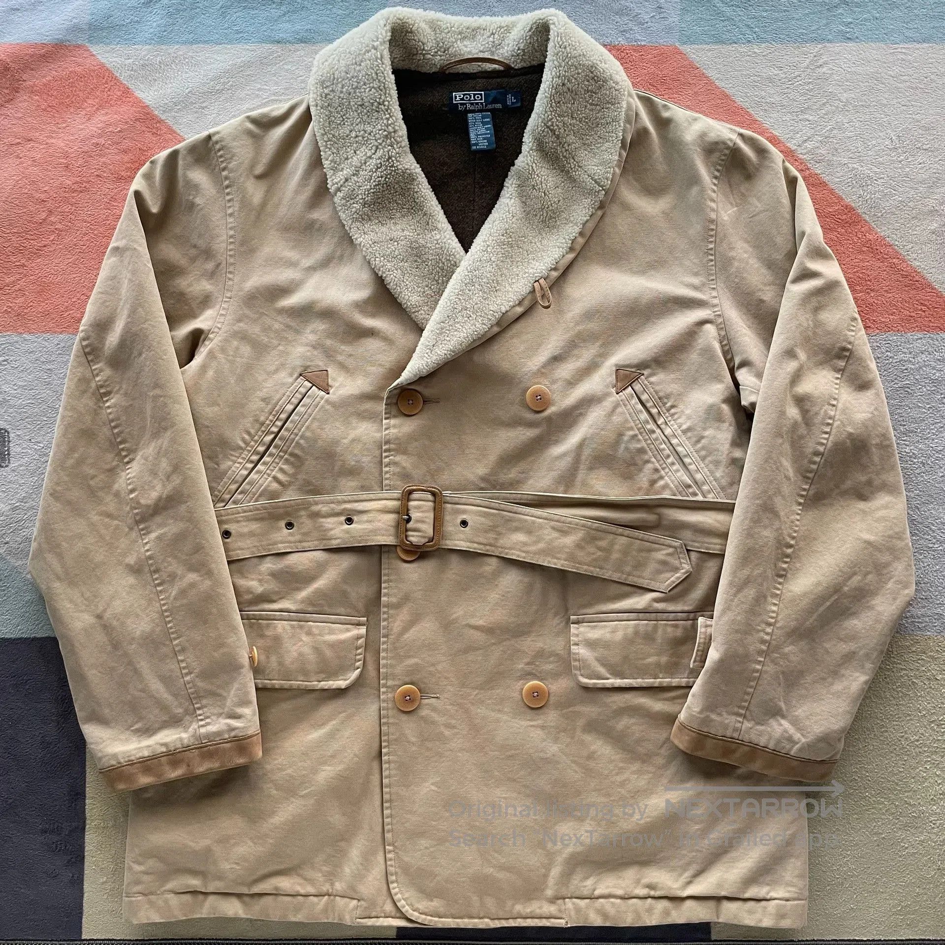 Polo Ralph Lauren Polo Ralph Lauren Shearling Hunting Jacket. Size US L / EU 52-54 / 3 - 1 Thumbnail