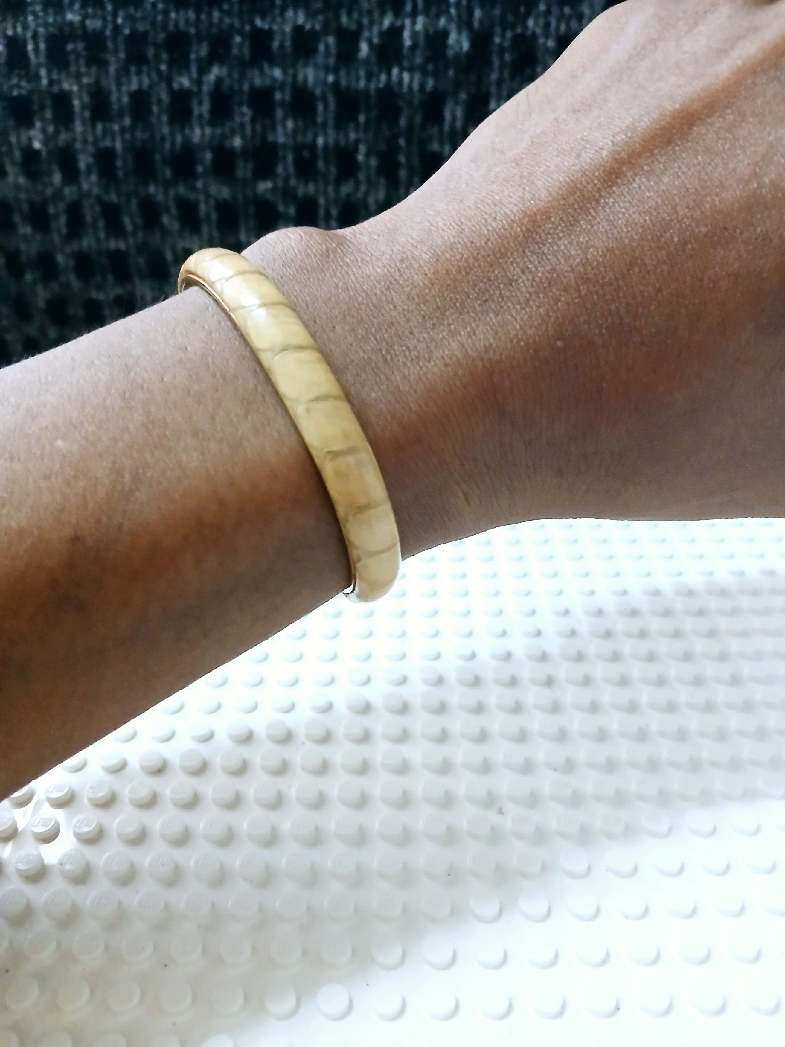 Gucci × Vintage Gucci Snakeskin 24k gold plated bracelet Size ONE SIZE - 7 Thumbnail