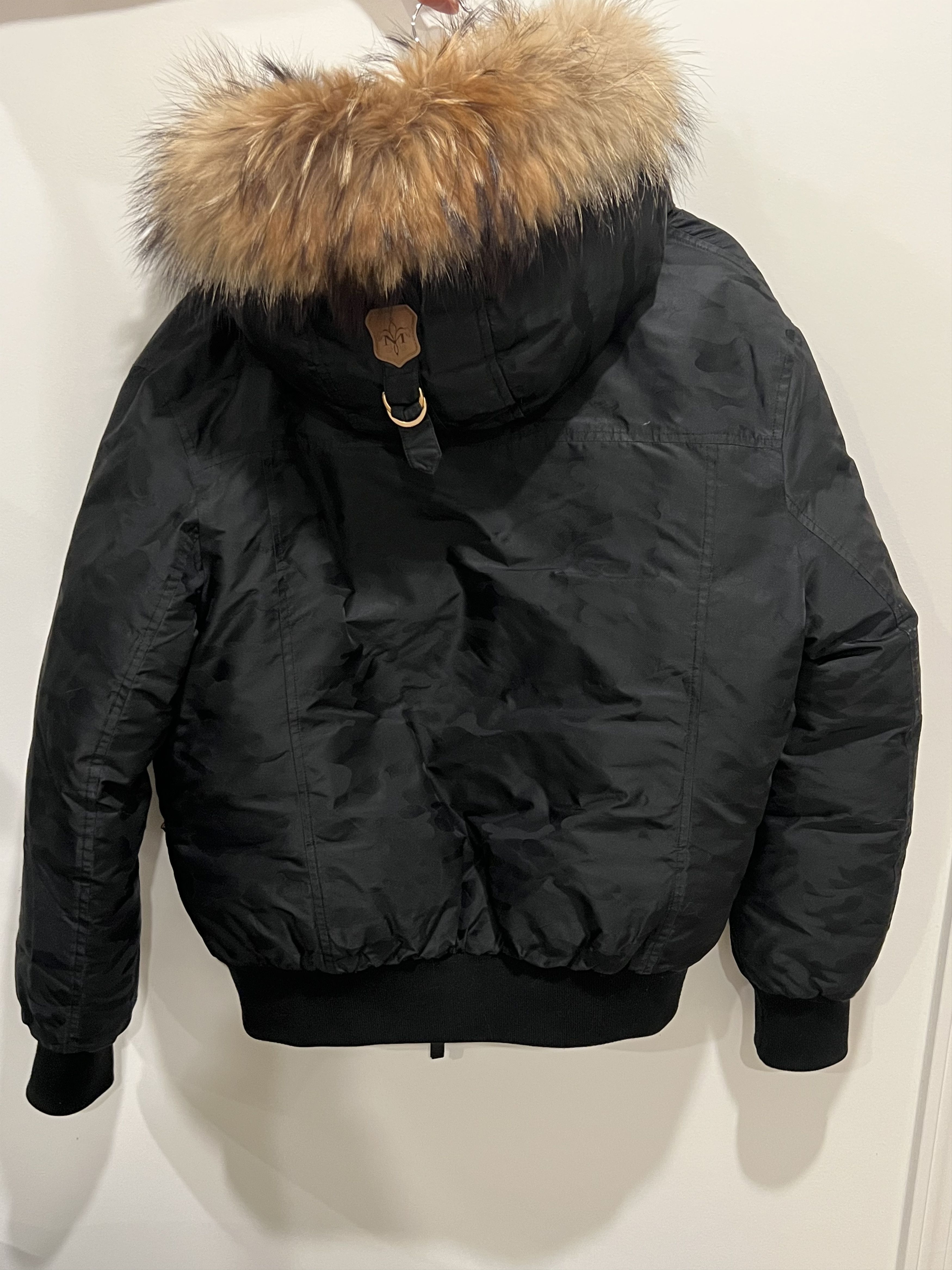 Mackage DIXON-JCZ 2-in-1 Camo Down Bomber With Shearling-Lined Hood Size US XS / EU 42 / 0 - 2 Thumbnail