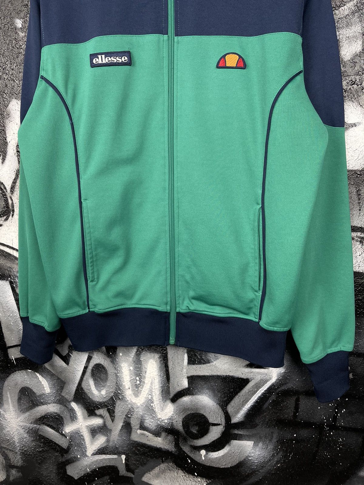 Ellesse Ellesse Casual Full Zip Green Track Top Jacket Men’s Size Medium Size US M / EU 48-50 / 2 - 6 Thumbnail