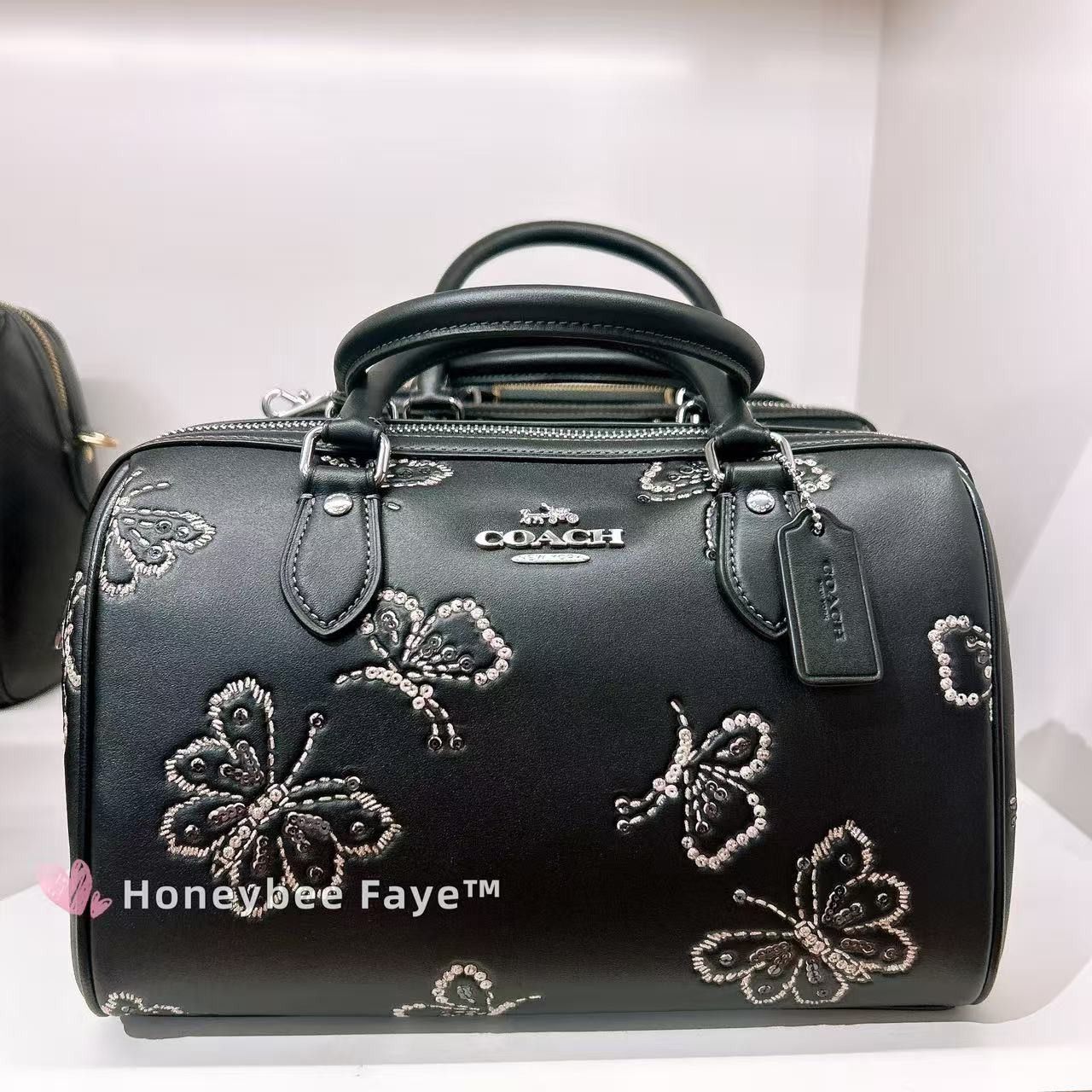 Coach Nwt Coach Rowan Satchel Bag With Butterfly Print CCK88 Size ONE SIZE - 2 Thumbnail